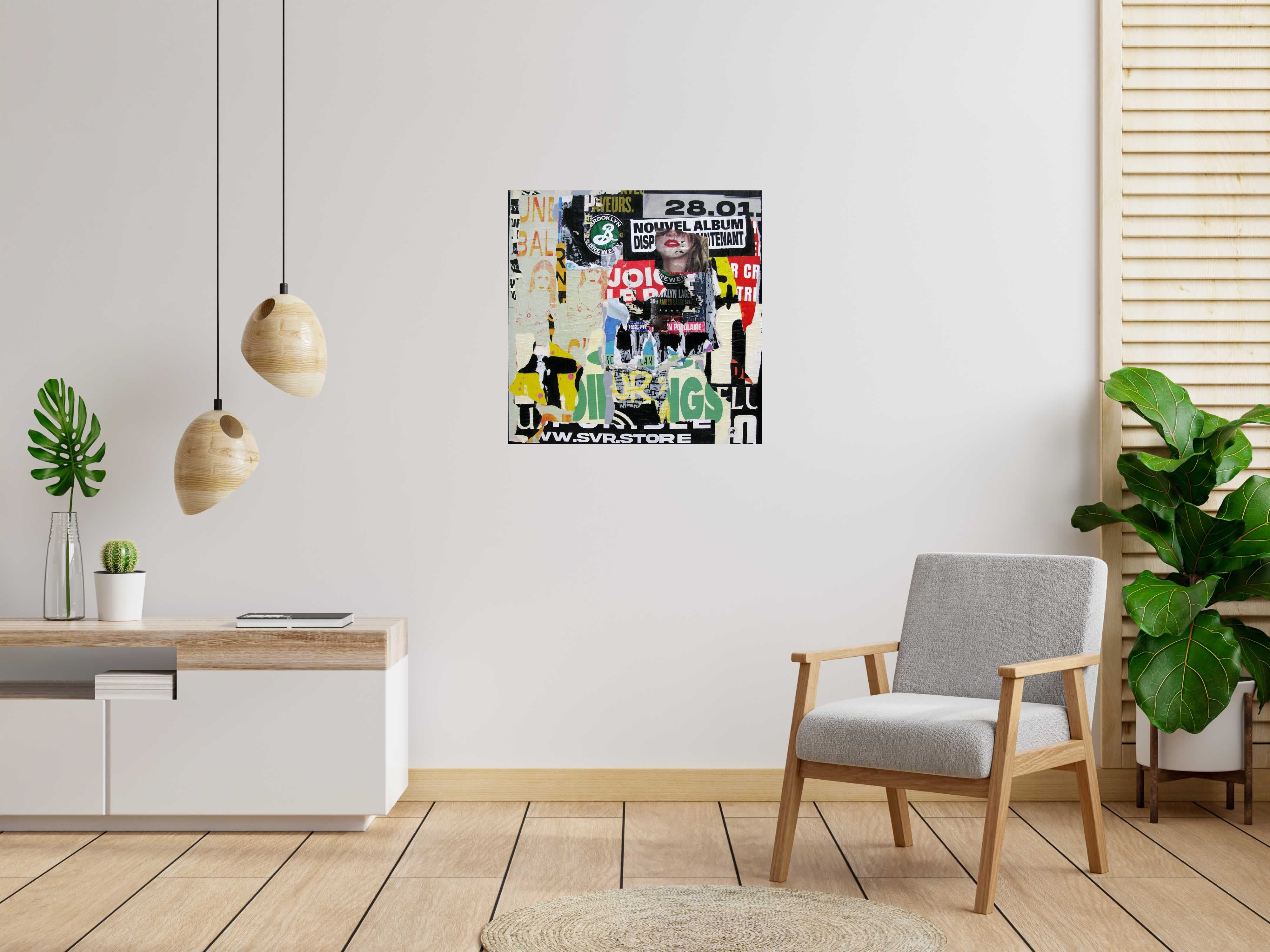Tableau de PODKOL a pour titre  Etat d'âme style street art dim : PODKOLprix:550