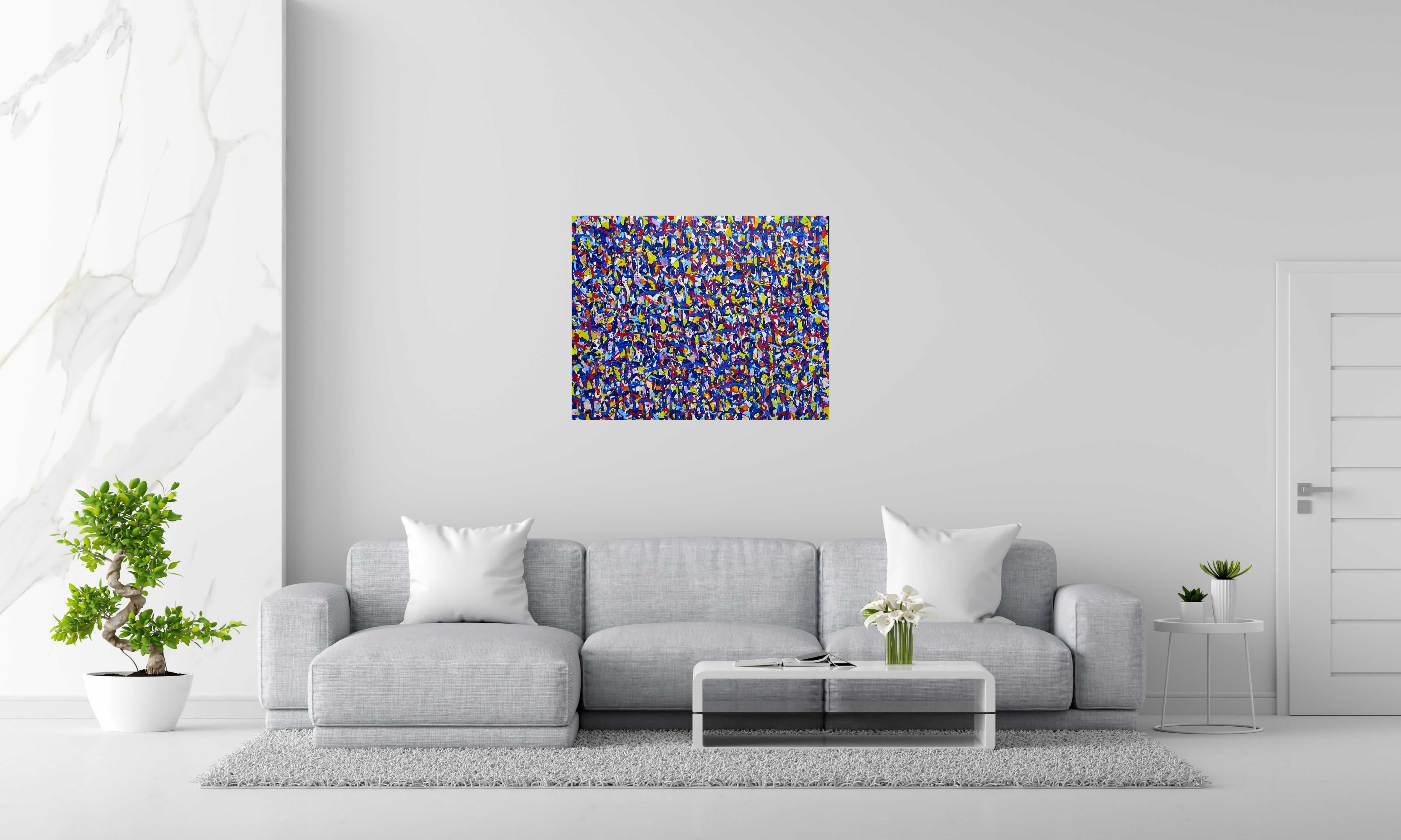 Tableau de STEPHANE RIME a pour titre  Noname D9 style abstrait dim : STEPHANE RIMEprix:690