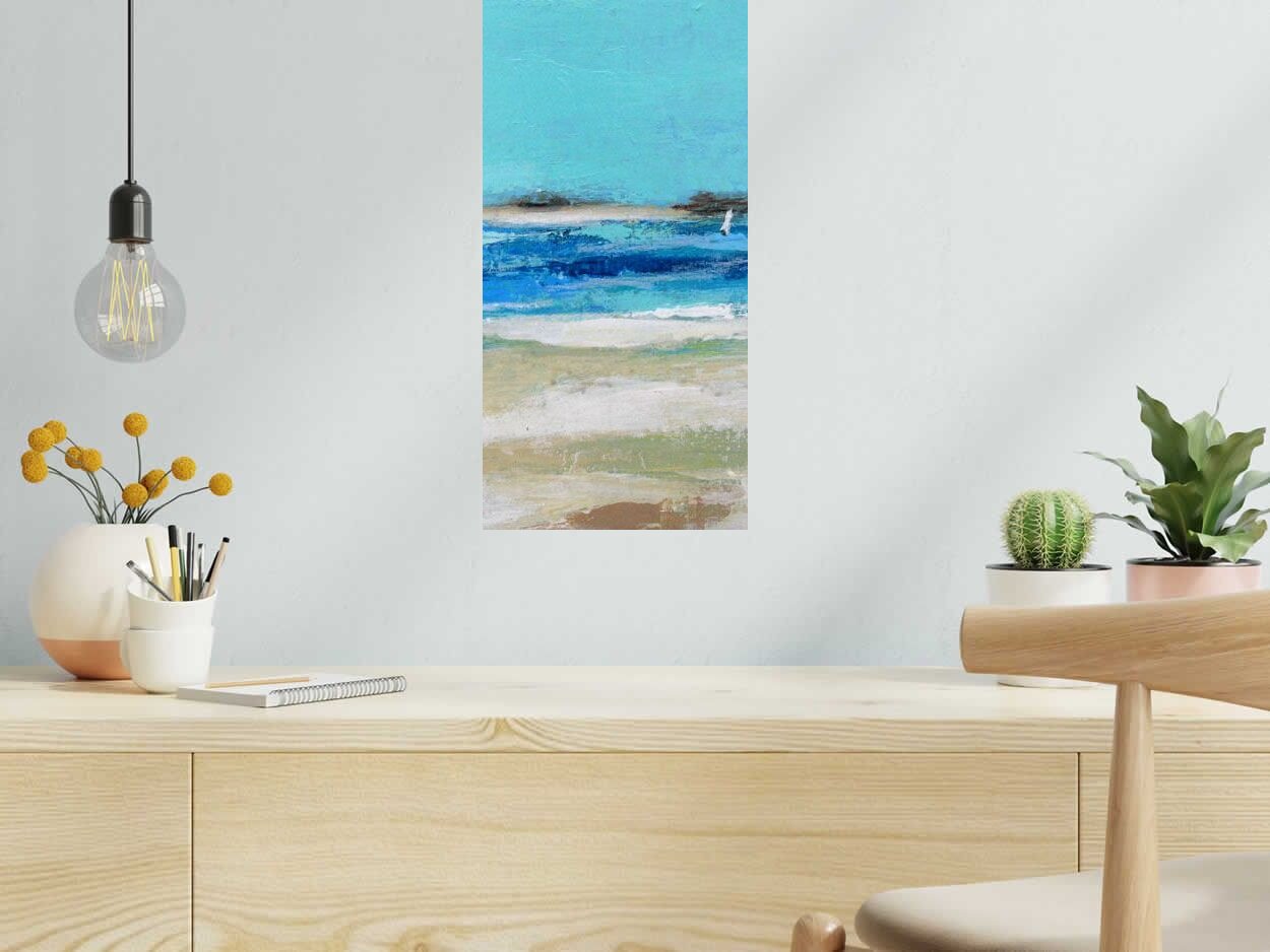 Tableau de KATE BAILEY a pour titre  Finistere nord style figuratif dim : KATE BAILEYprix:220