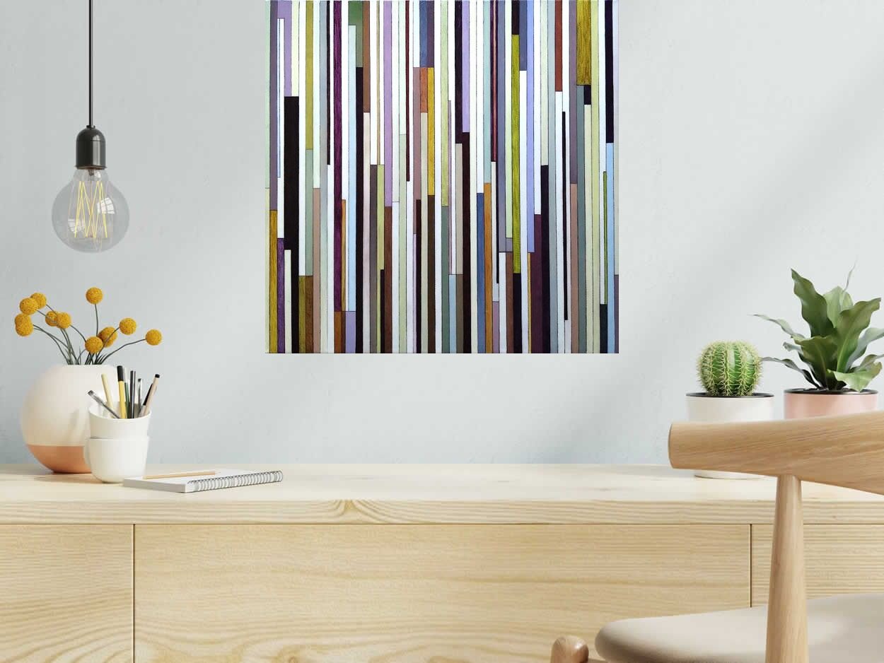 Tableau de NASH a pour titre  SCREEN style abstrait dim : NASHprix:300