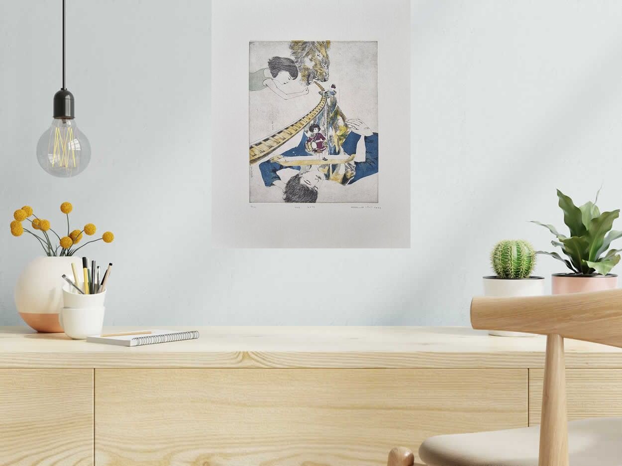 Editions d'art de ATSUKO ISHII a pour titre  THE GATE style figuratif dim : ATSUKO ISHIIprix:250