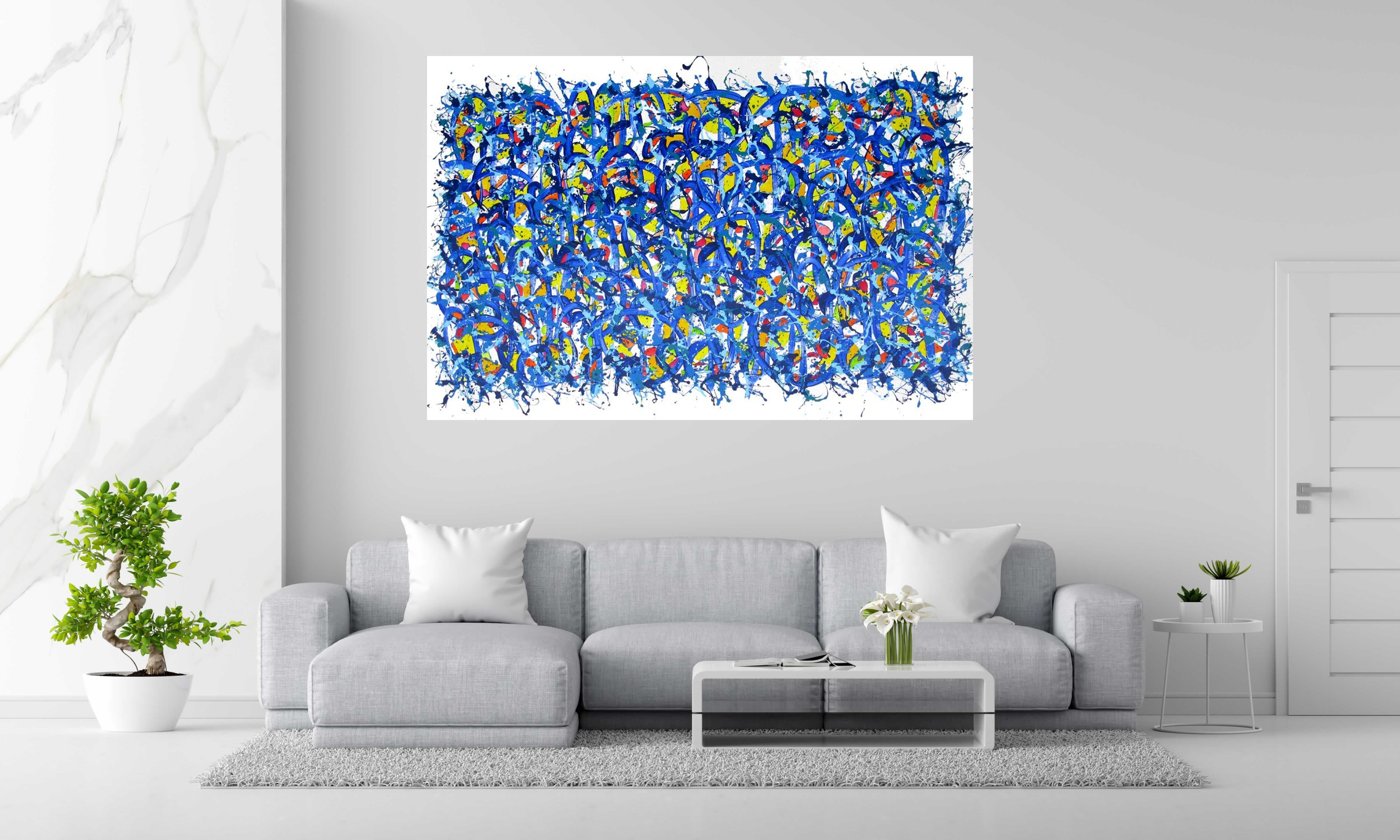 Tableau de STEPHANE RIME a pour titre  No name E55 style abstrait dim : STEPHANE RIMEprix:2000