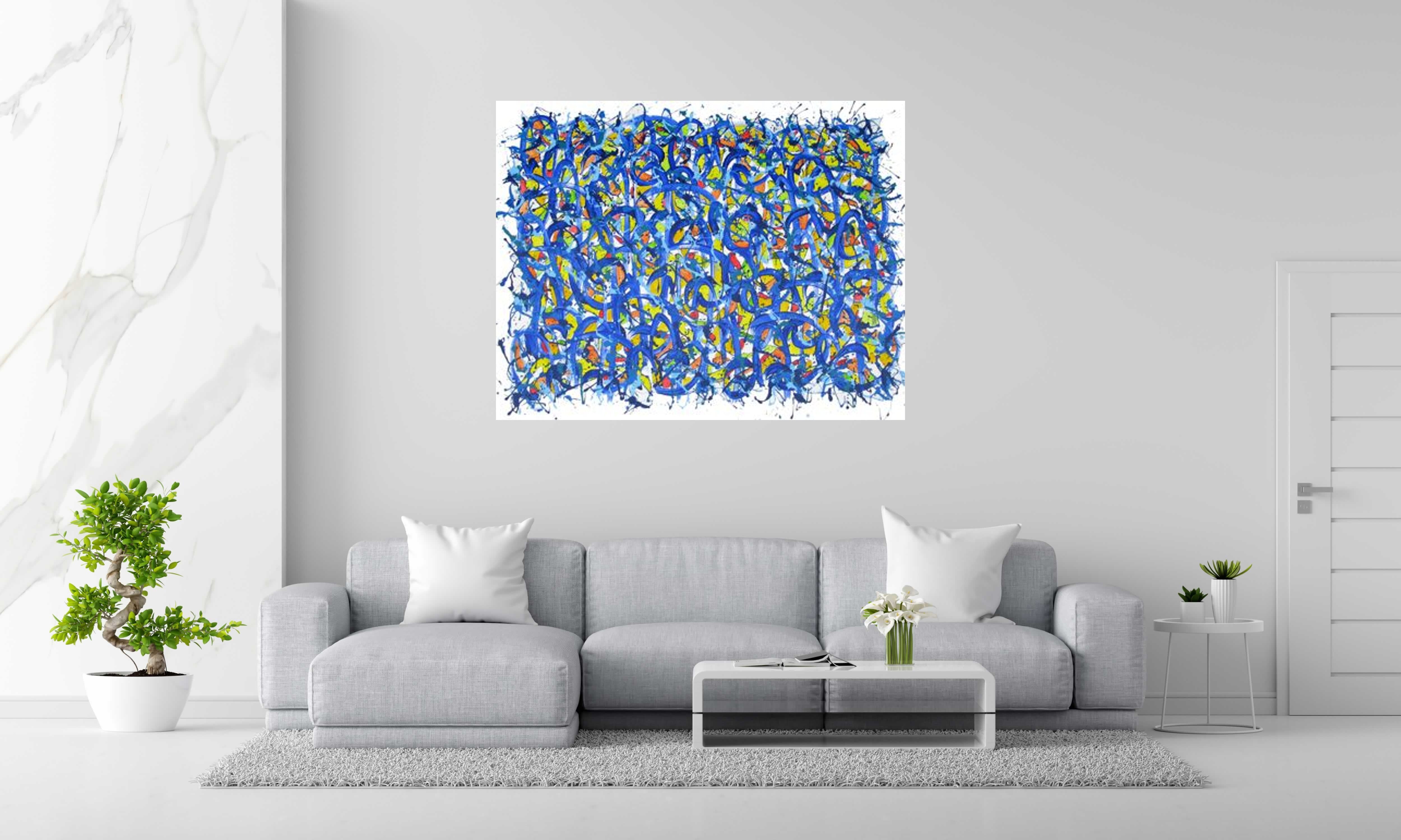 Tableau de STEPHANE RIME a pour titre  No name E63 style abstrait dim : STEPHANE RIMEprix:1500