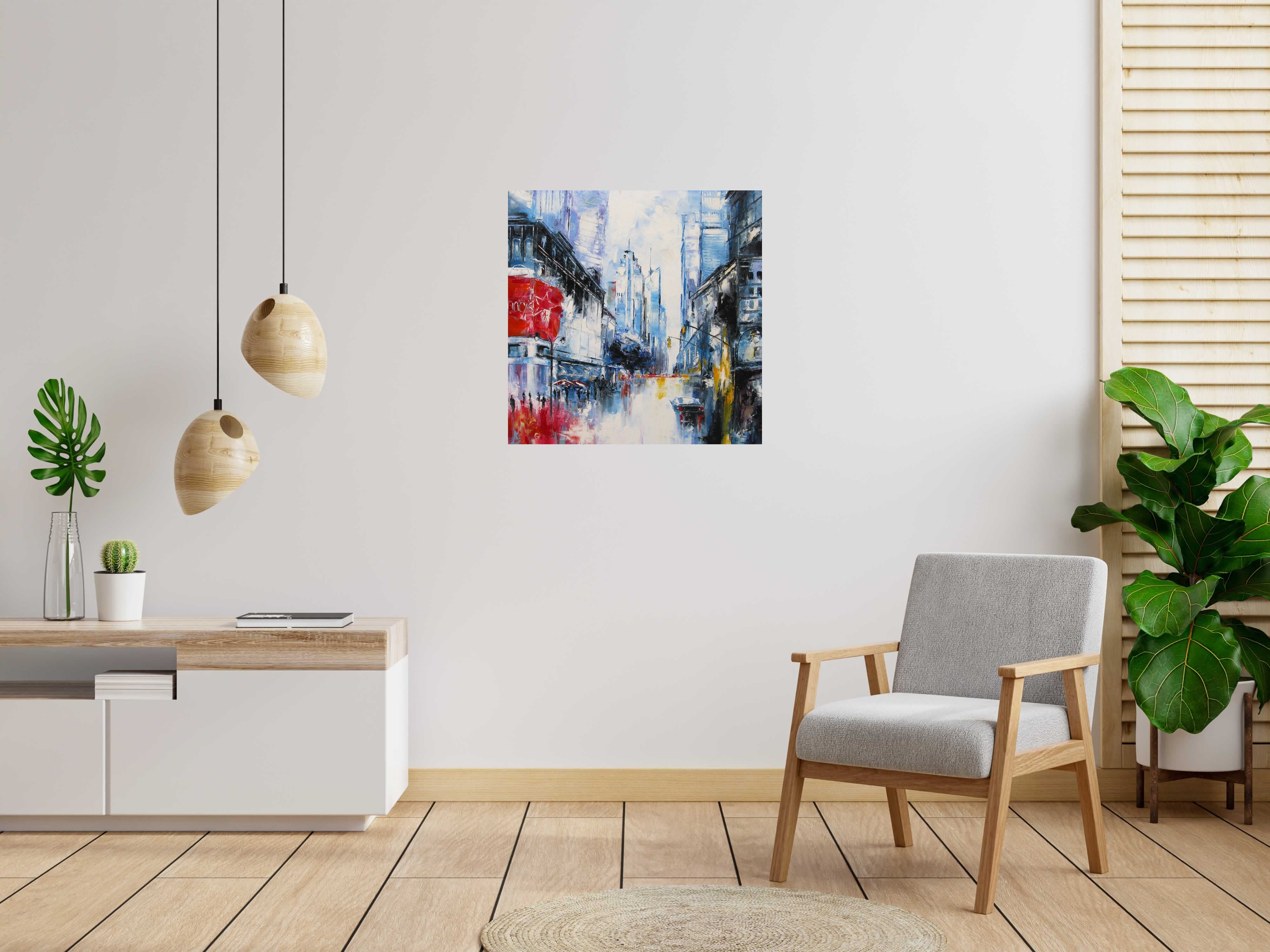 Tableau de PHIL a pour titre  Macy's, NY style figuratif dim : PHILprix:550