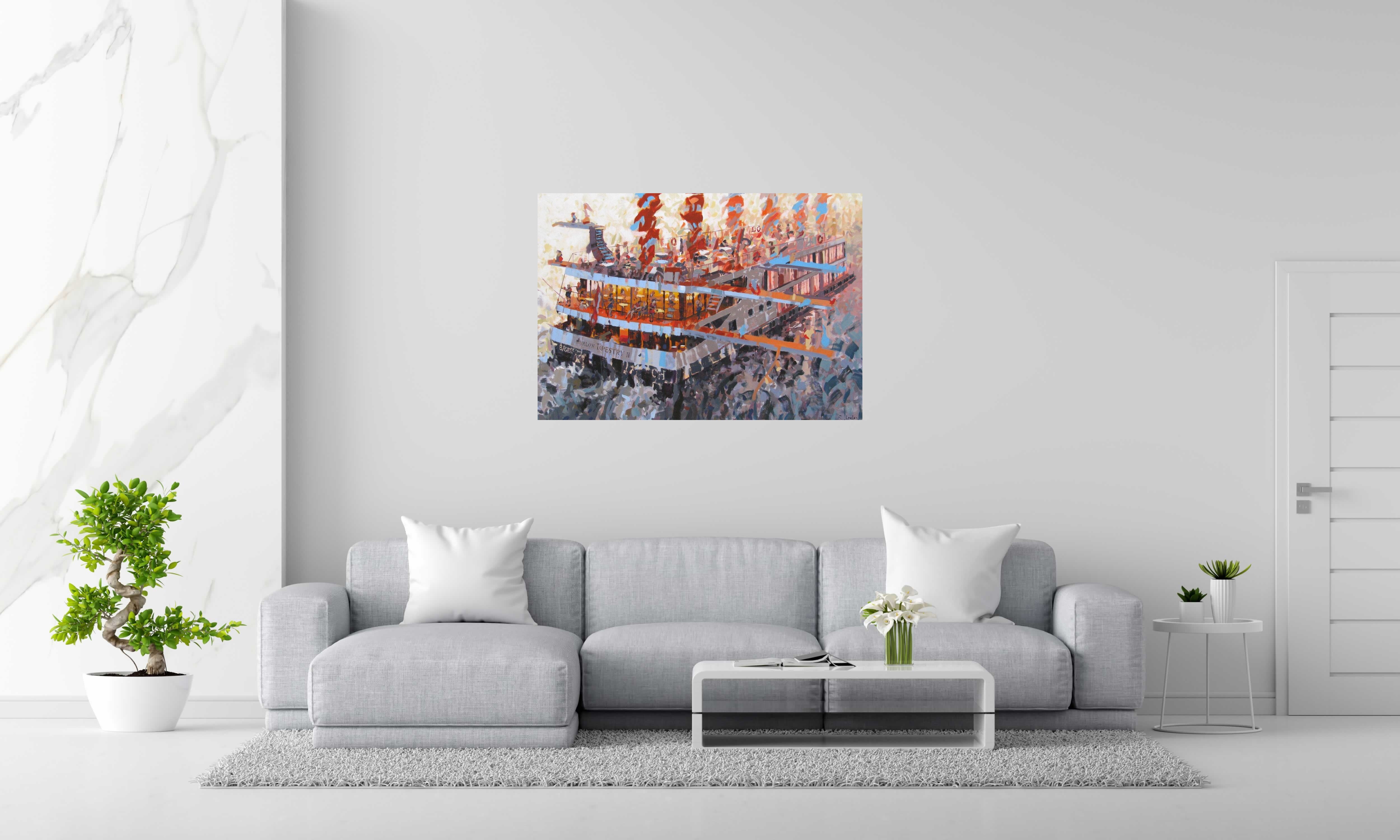 Tableau de HEATON RUDYARD a pour titre  Avalon-Tapestry 2 style figuratif dim : HEATON RUDYARDprix:1800