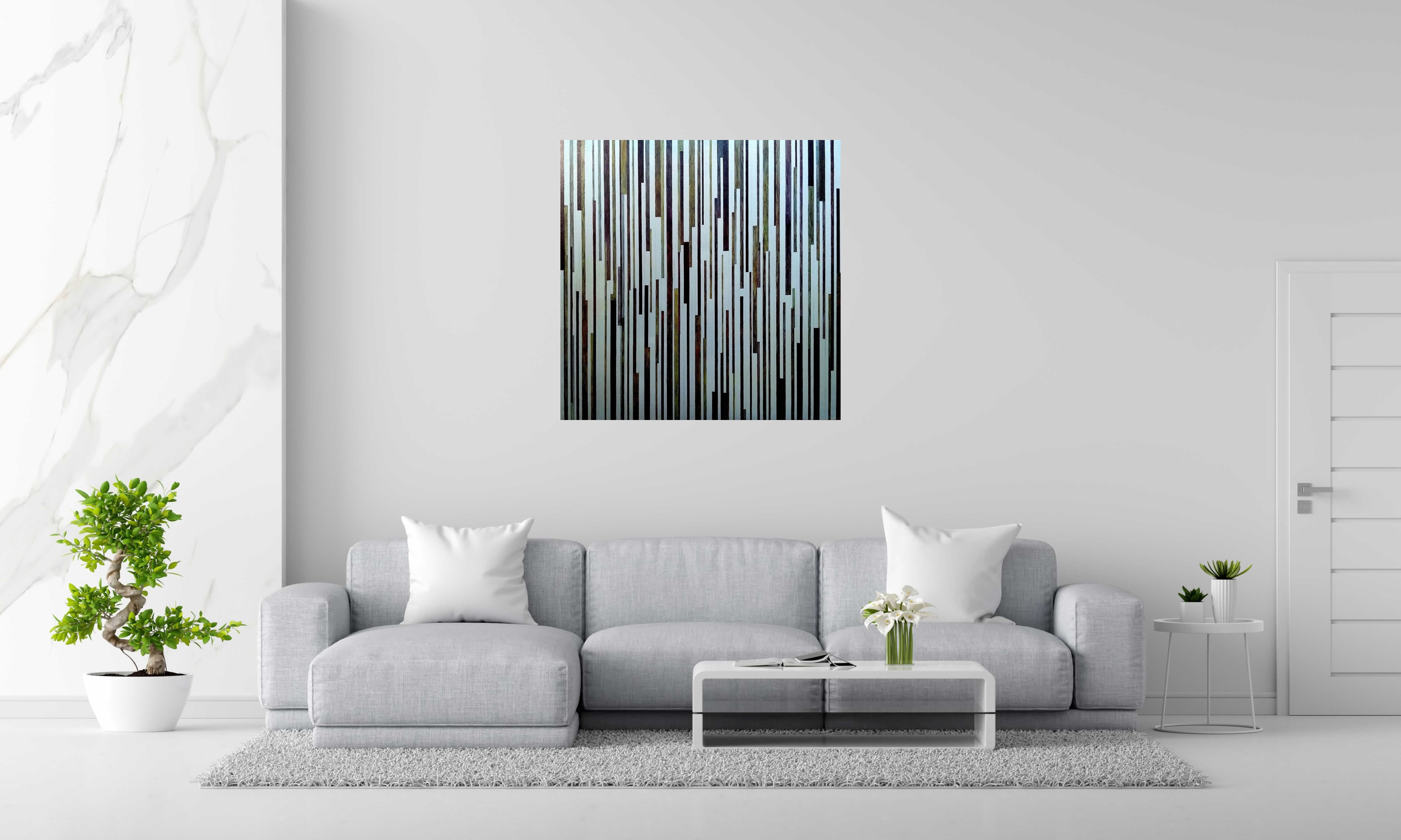 Tableau de NASH a pour titre  Peinture abstraite : Slide style abstrait dim : NASHprix:850
