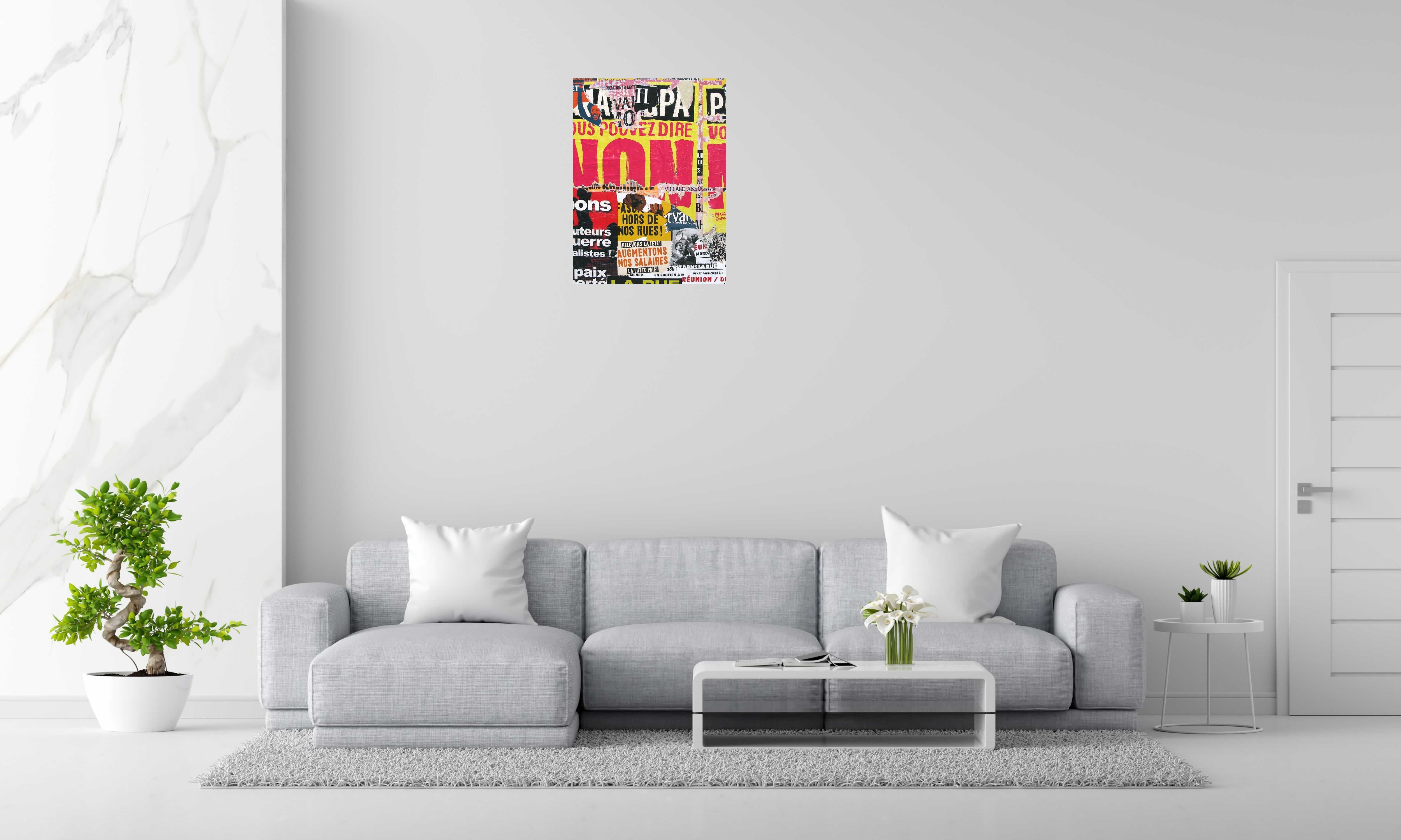 Tableau de PODKOL a pour titre  La rue style street art dim : PODKOLprix:800