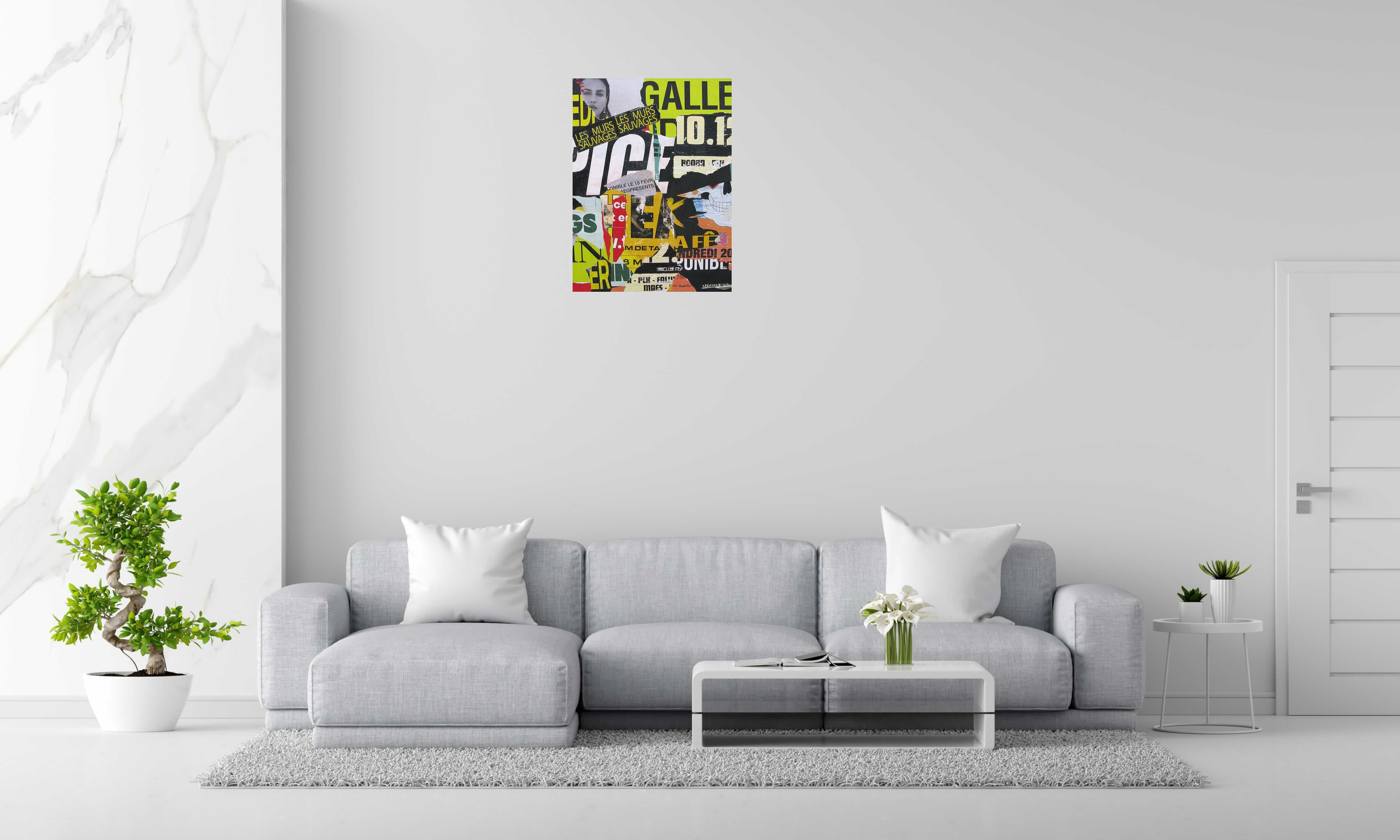 Tableau de PODKOL a pour titre  Murs sauvages style street art dim : PODKOLprix:800