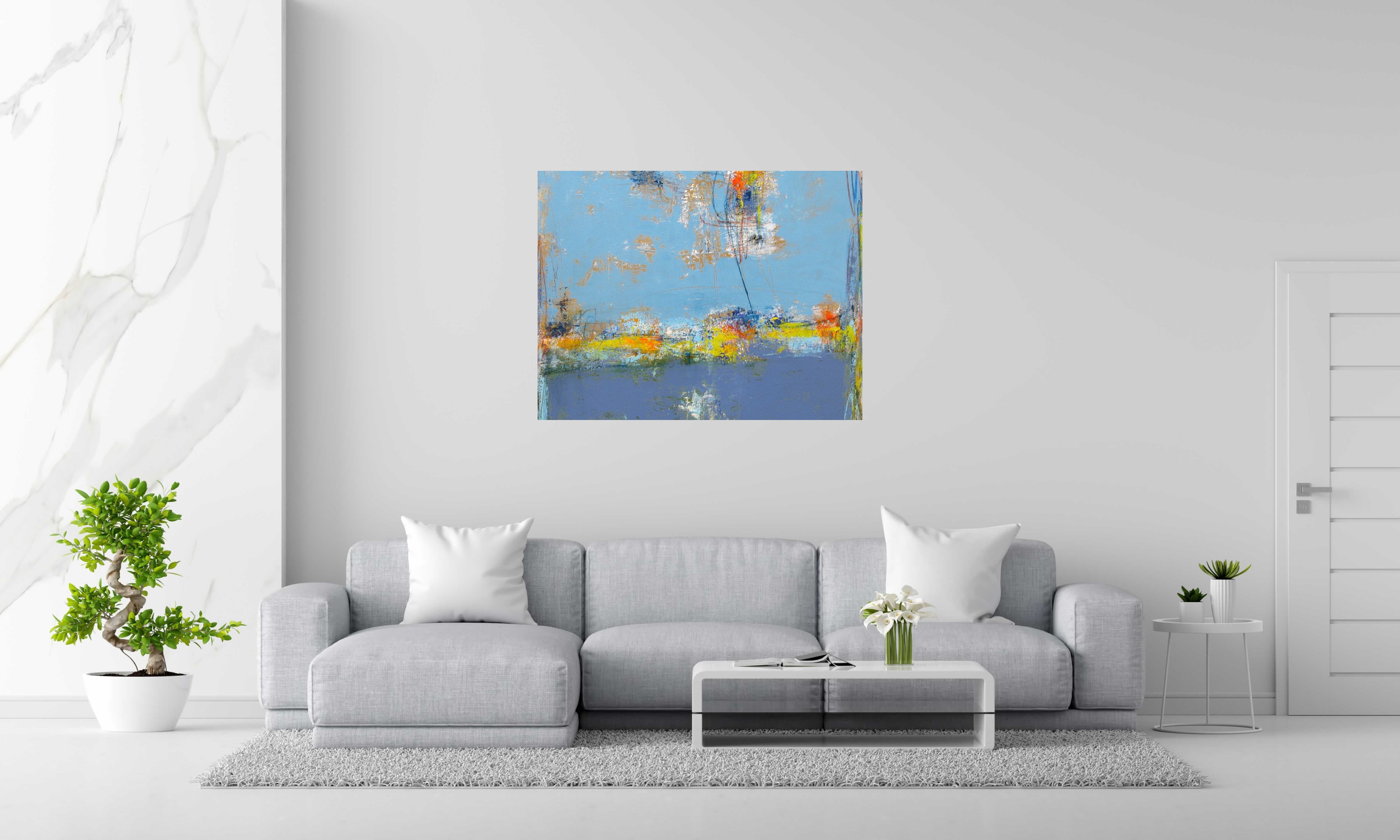 Tableau de TANIA CARRARA a pour titre  ZAZOU style abstrait dim : TANIA CARRARAprix:1100