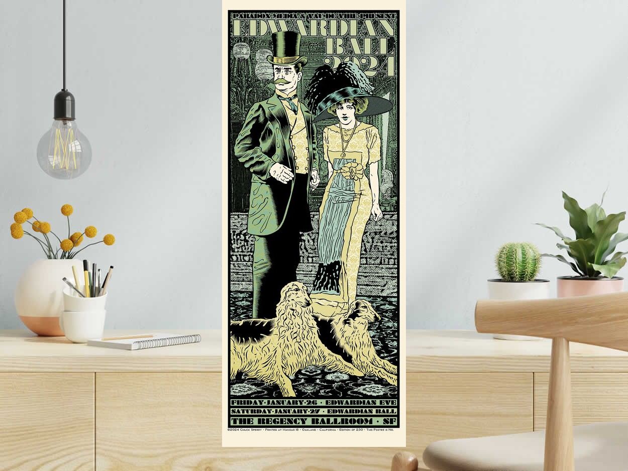 Editions d'art de CHUCK SPERRY a pour titre  EDWARDIAN BALL 2024 STANFORD WHITE & EVELYN NESBIT style figuratif dim : CHUCK SPERRYprix:100