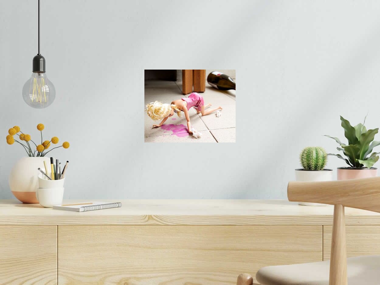 Photo de NATHALIE ROUX a pour titre  LA VIE EN ROSE style figuratif dim : NATHALIE ROUXprix:60