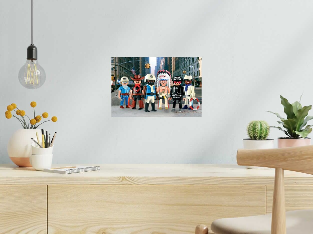 Photo de RICHARD UNGLIK a pour titre  VILLAGE PEOPLE style street pop art dim : RICHARD UNGLIKprix:60