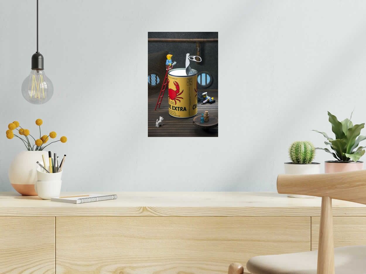 Photo de SAMSOFY a pour titre  TINTIN ET LE CRABE AUX PINCES D'OR seconde ed. style graphique dim : SAMSOFYprix:60