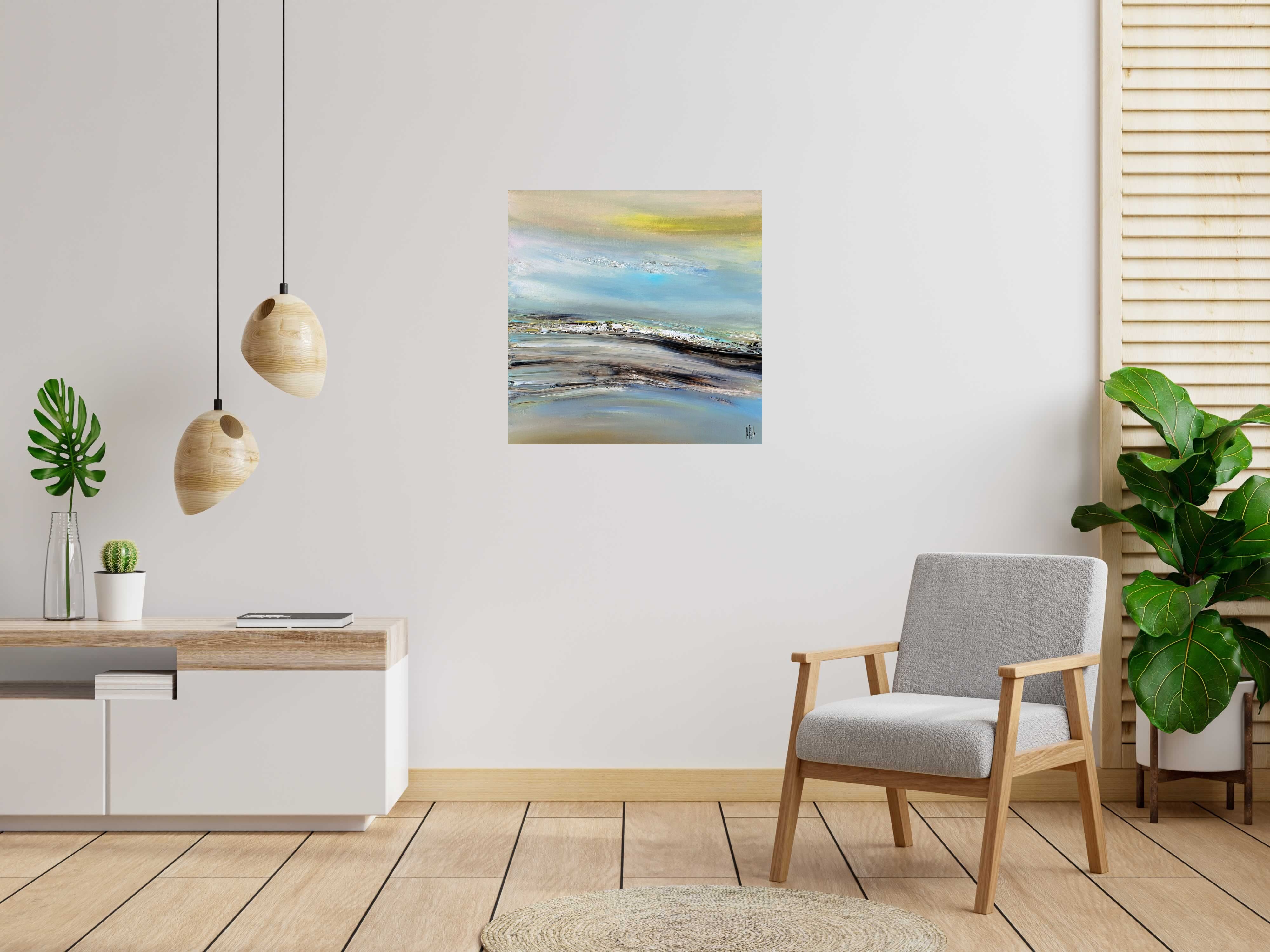 Tableau de RUELLE NICOLAS a pour titre  SEASON style abstrait dim : RUELLE NICOLASprix:750