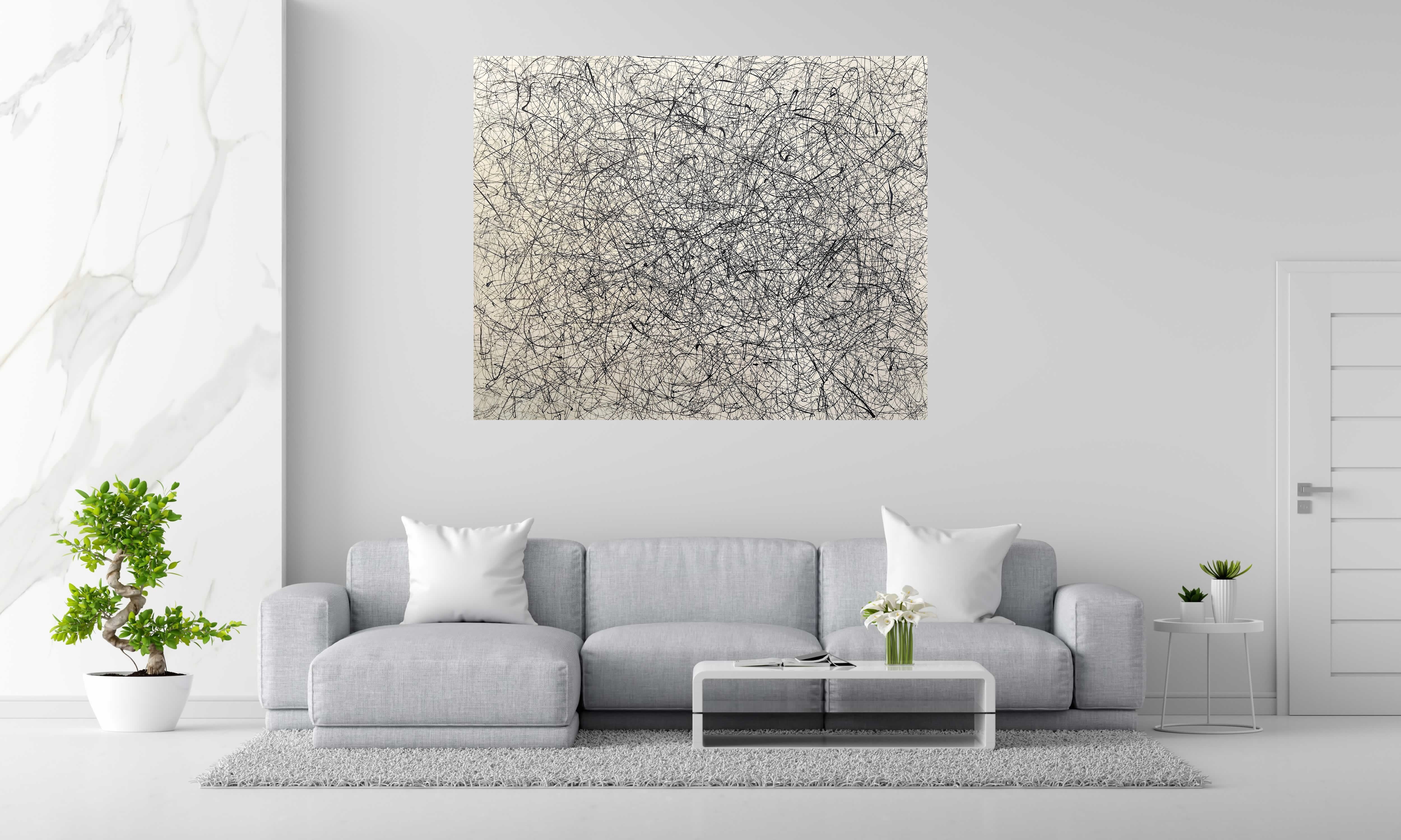 Tableau de NASH a pour titre  Film style abstrait dim : NASHprix:2500