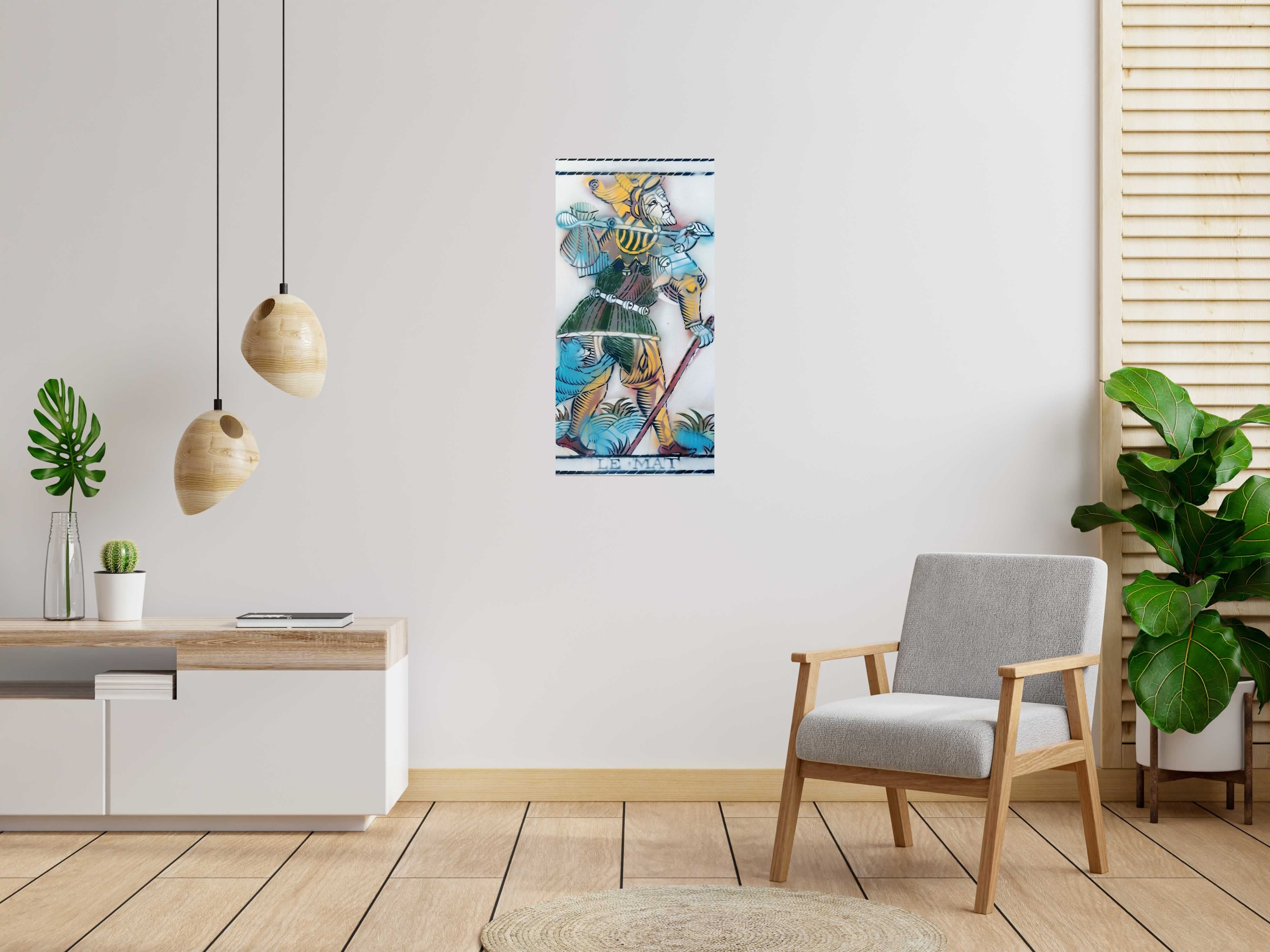 Tableau de ARTISTE OUVRIER a pour titre  LE MAT style figuratif dim : ARTISTE OUVRIERprix:1800