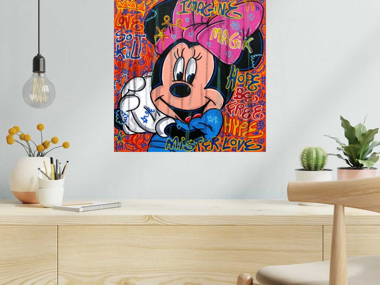 Tableau de RICO SAB a pour titre  Imagine style street pop art, street art dim : RICO SABprix:250