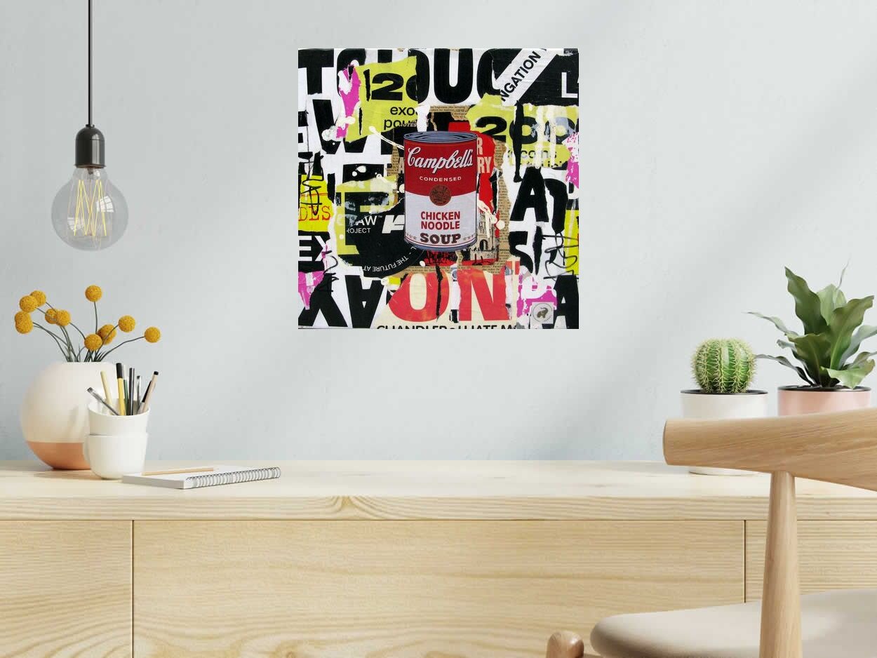 Tableau de PODKOL a pour titre  Power glory style street art dim : PODKOLprix:140