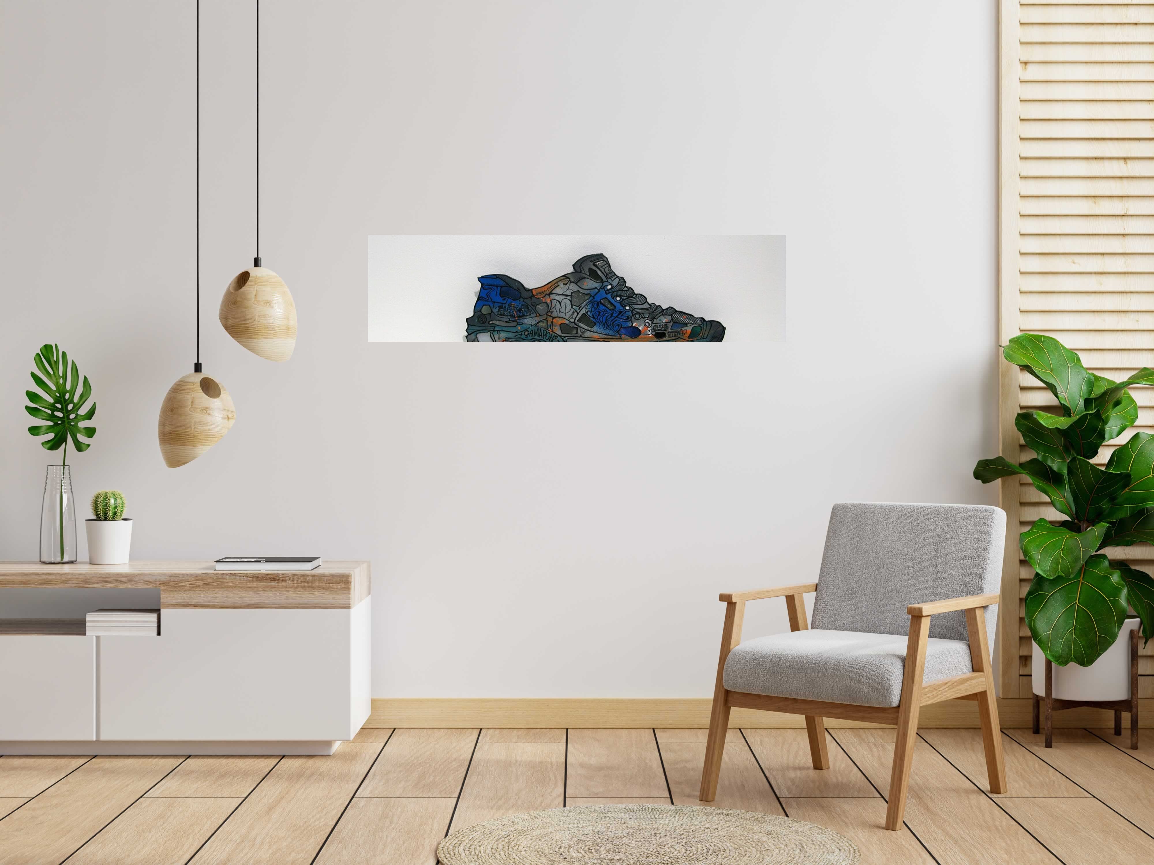 Tableau de EMER a pour titre  Sneakers 1 style street pop art dim : EMERprix:190