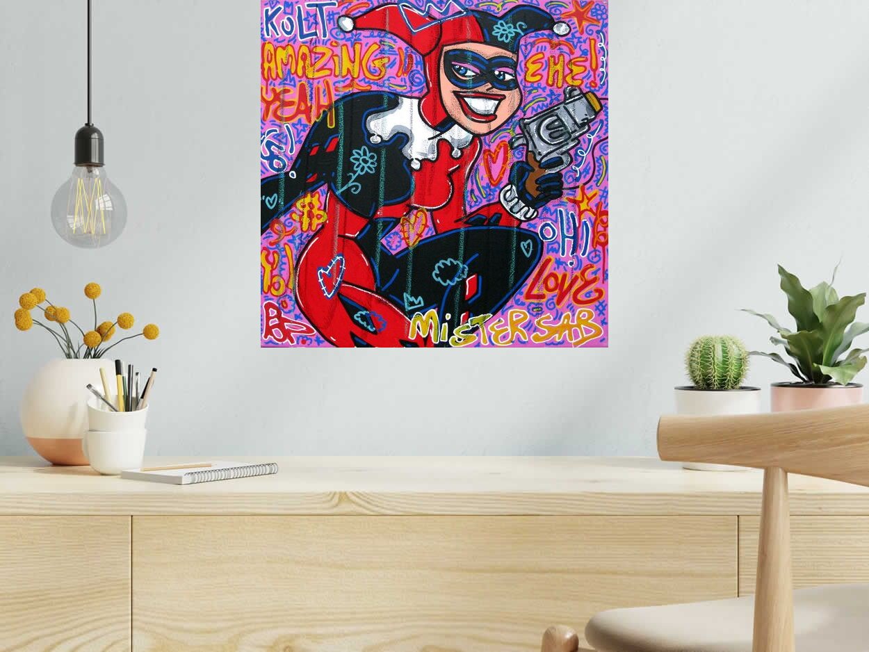 Tableau de RICO SAB a pour titre  So kult style street pop art, street art dim : RICO SABprix:250