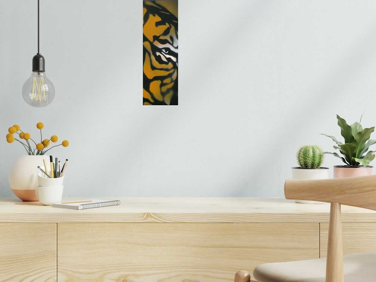 Tableau de KARO TRASS a pour titre  Histoire courte style street pop art, street art dim : KARO TRASSprix:350