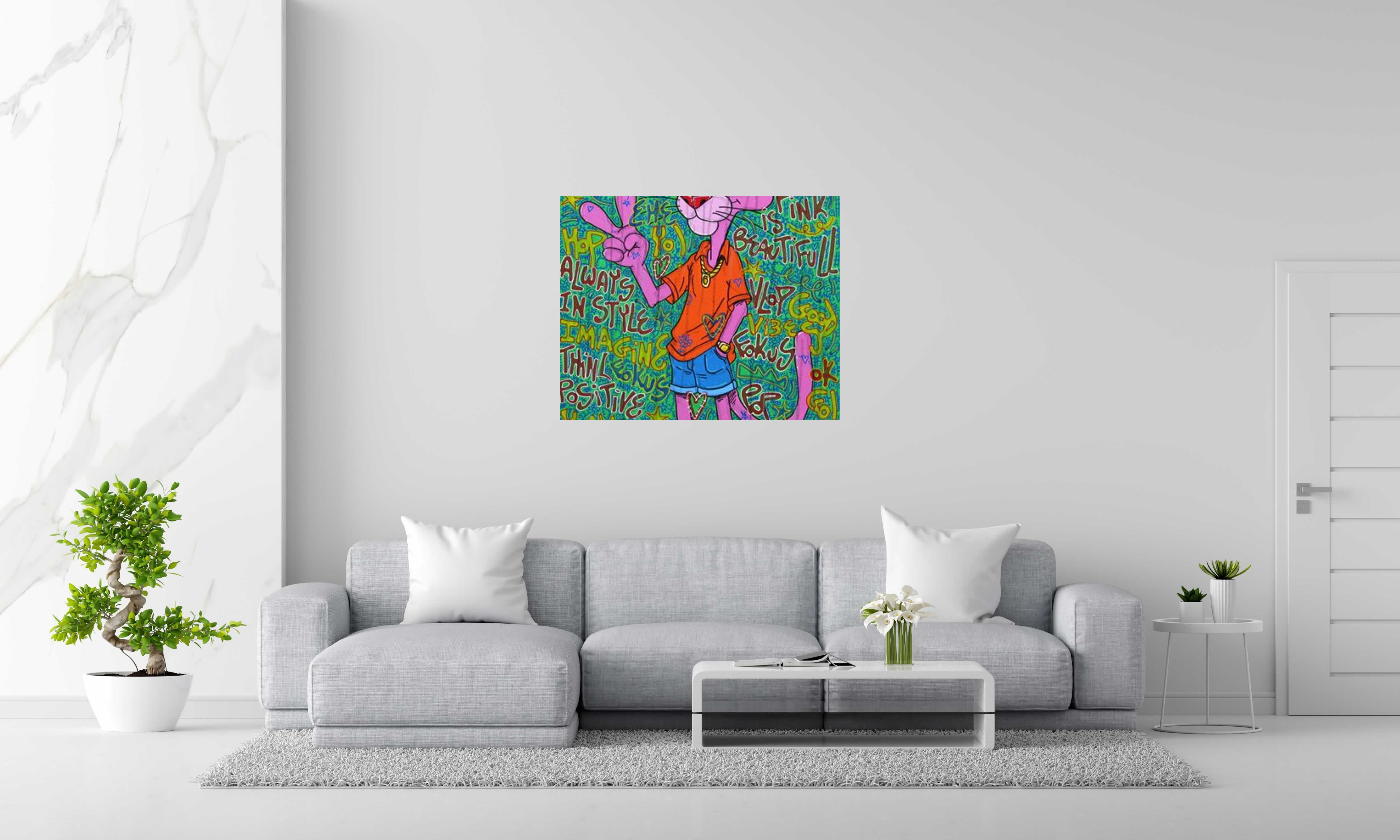 Tableau de RICO SAB a pour titre  Always in style style street pop art dim : RICO SABprix:800