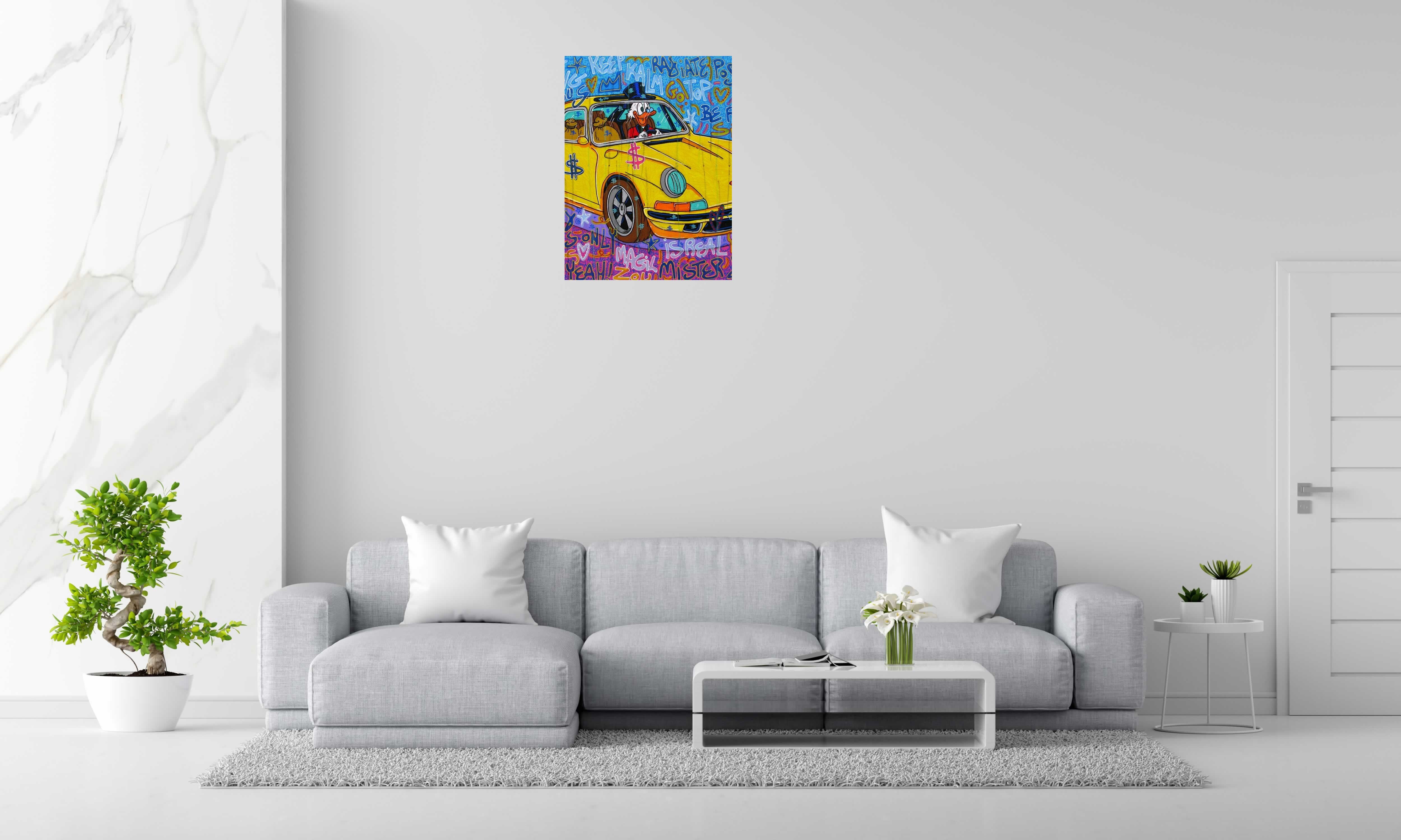 Tableau de RICO SAB a pour titre  Radiate positive style street pop art, street art dim : RICO SABprix:1350