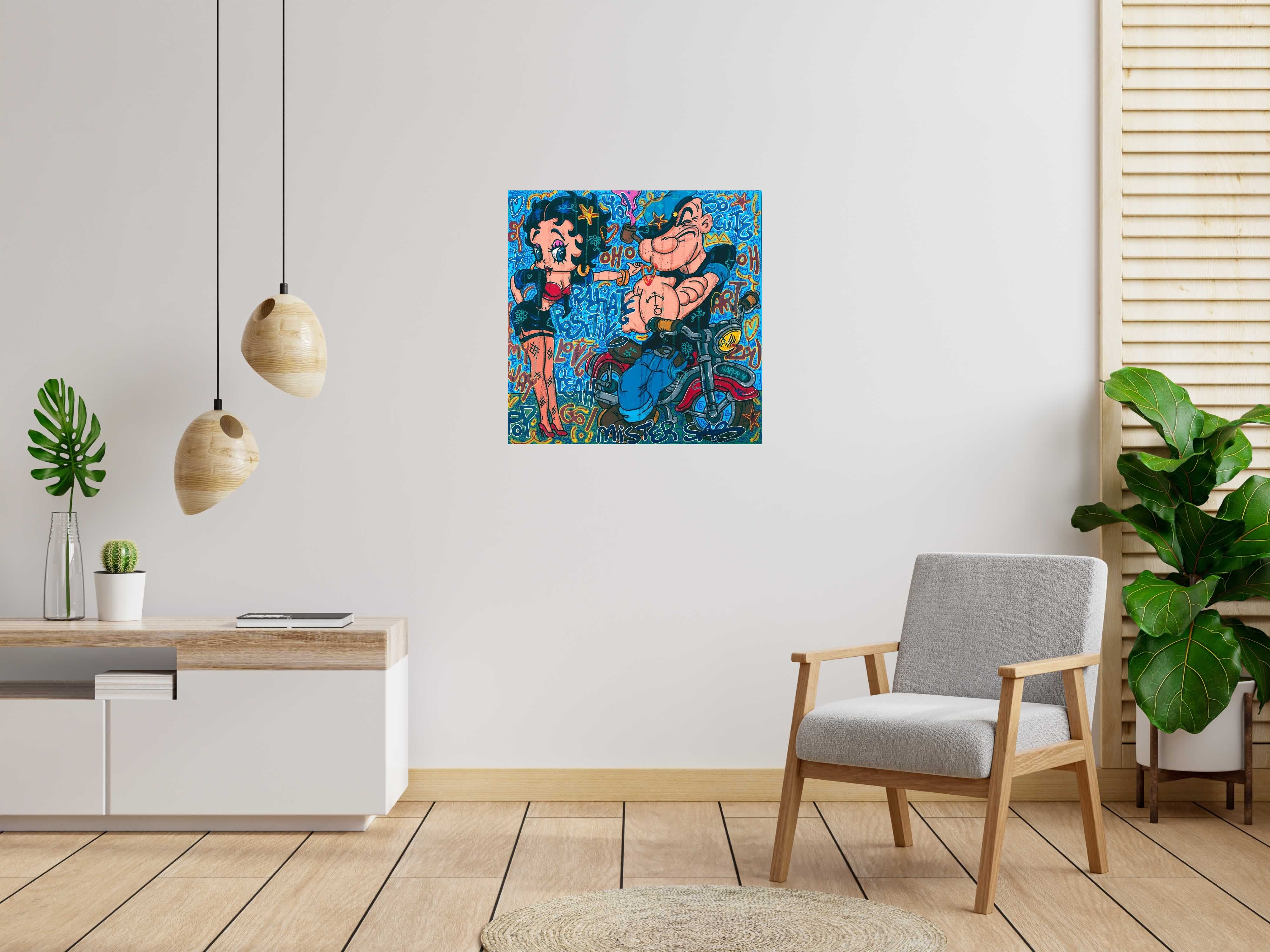Tableau de RICO SAB a pour titre  Betty Pop style graphique dim : RICO SABprix:600