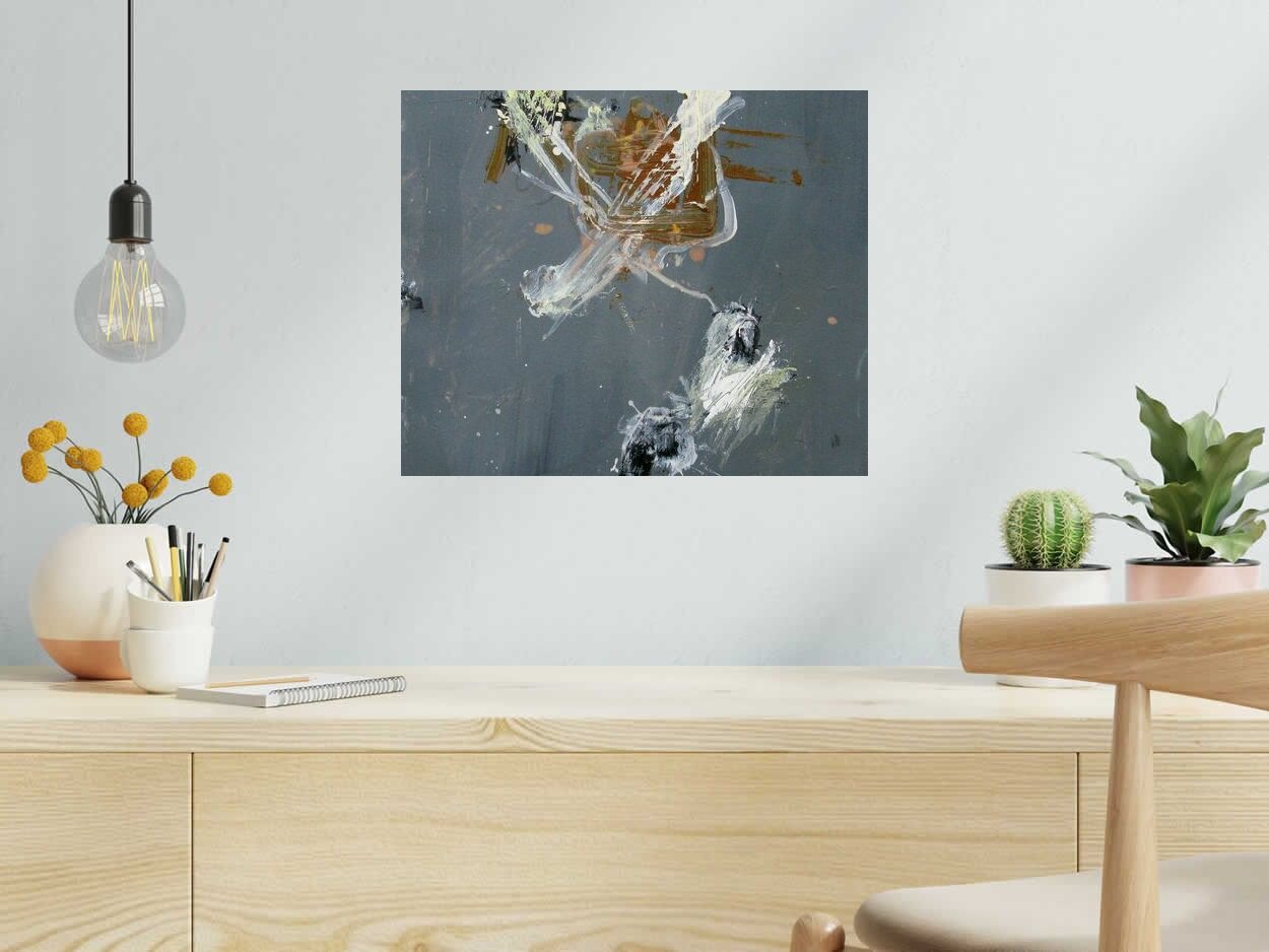 Tableau de RINGER HERVE a pour titre  SANS TITRE style abstrait dim : RINGER HERVEprix:170