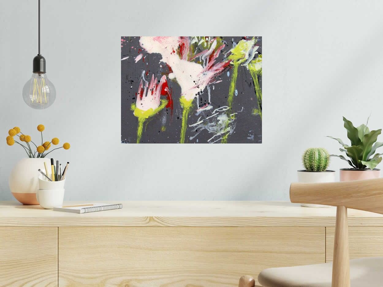 Tableau de RINGER HERVE a pour titre  SANS TITRE style abstrait dim : RINGER HERVEprix:170