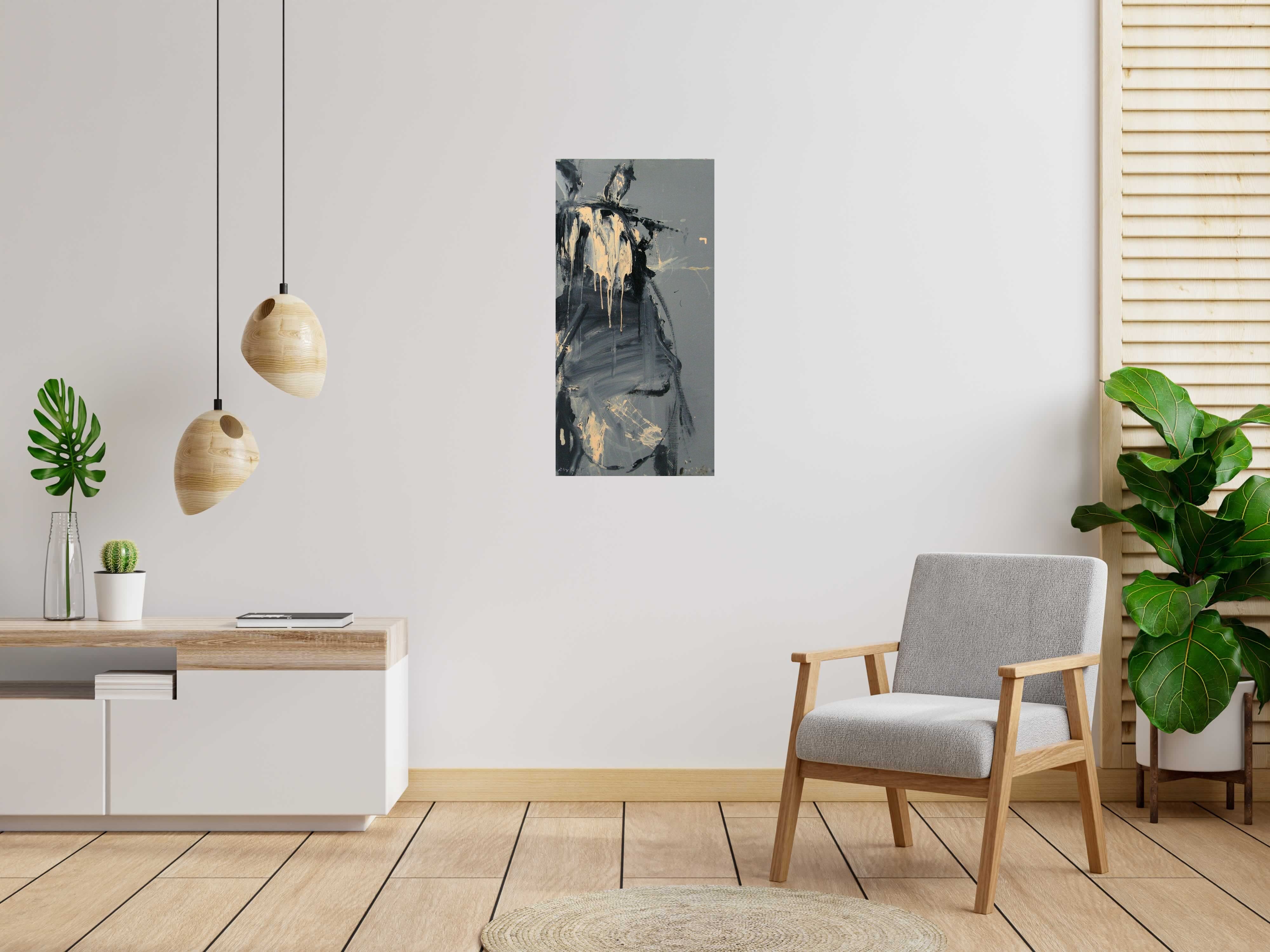 Tableau de RINGER HERVE a pour titre  SANS TITRE style abstrait dim : RINGER HERVEprix:500