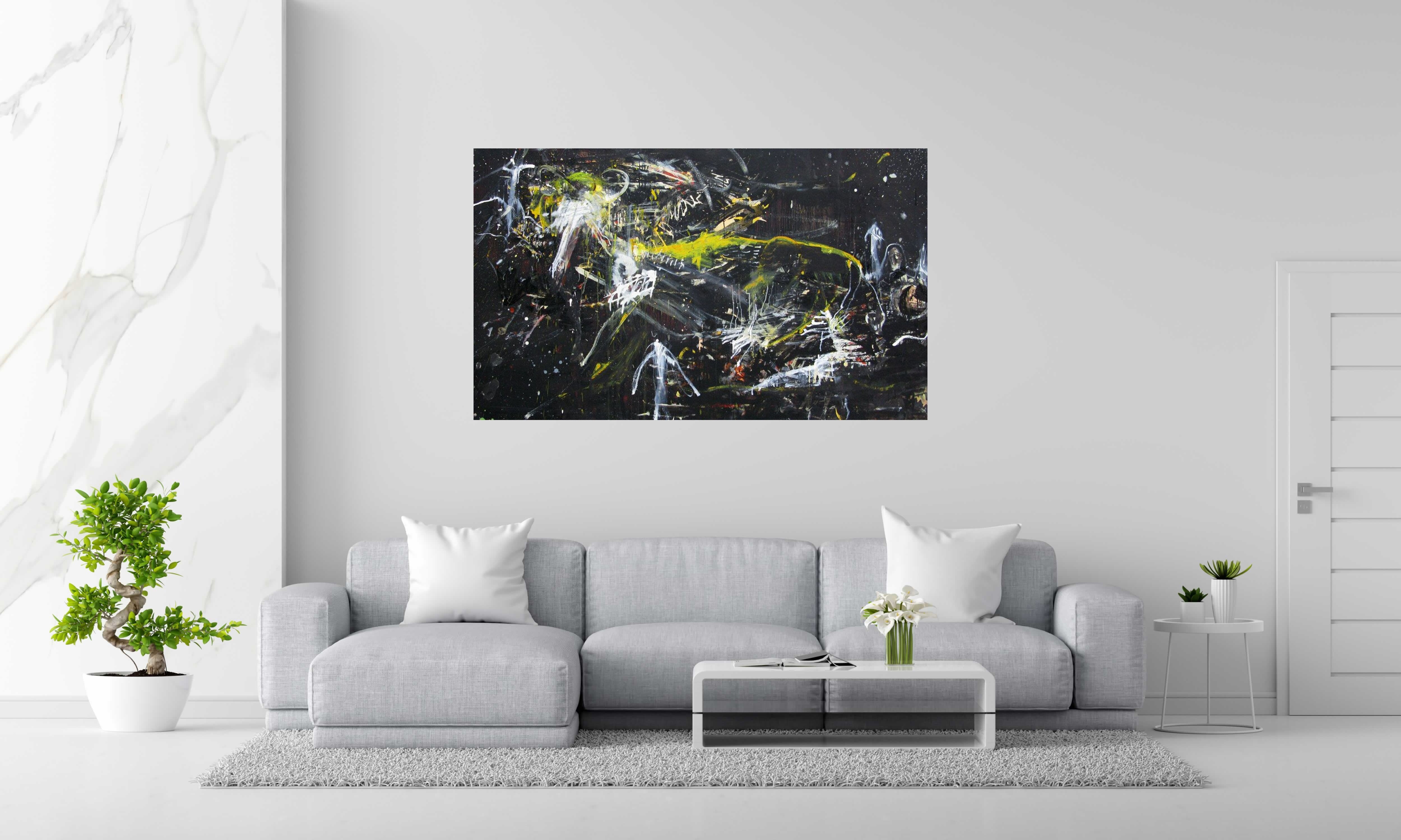 Tableau de RINGER HERVE a pour titre  SANS TITRE style abstrait dim : RINGER HERVEprix:1600