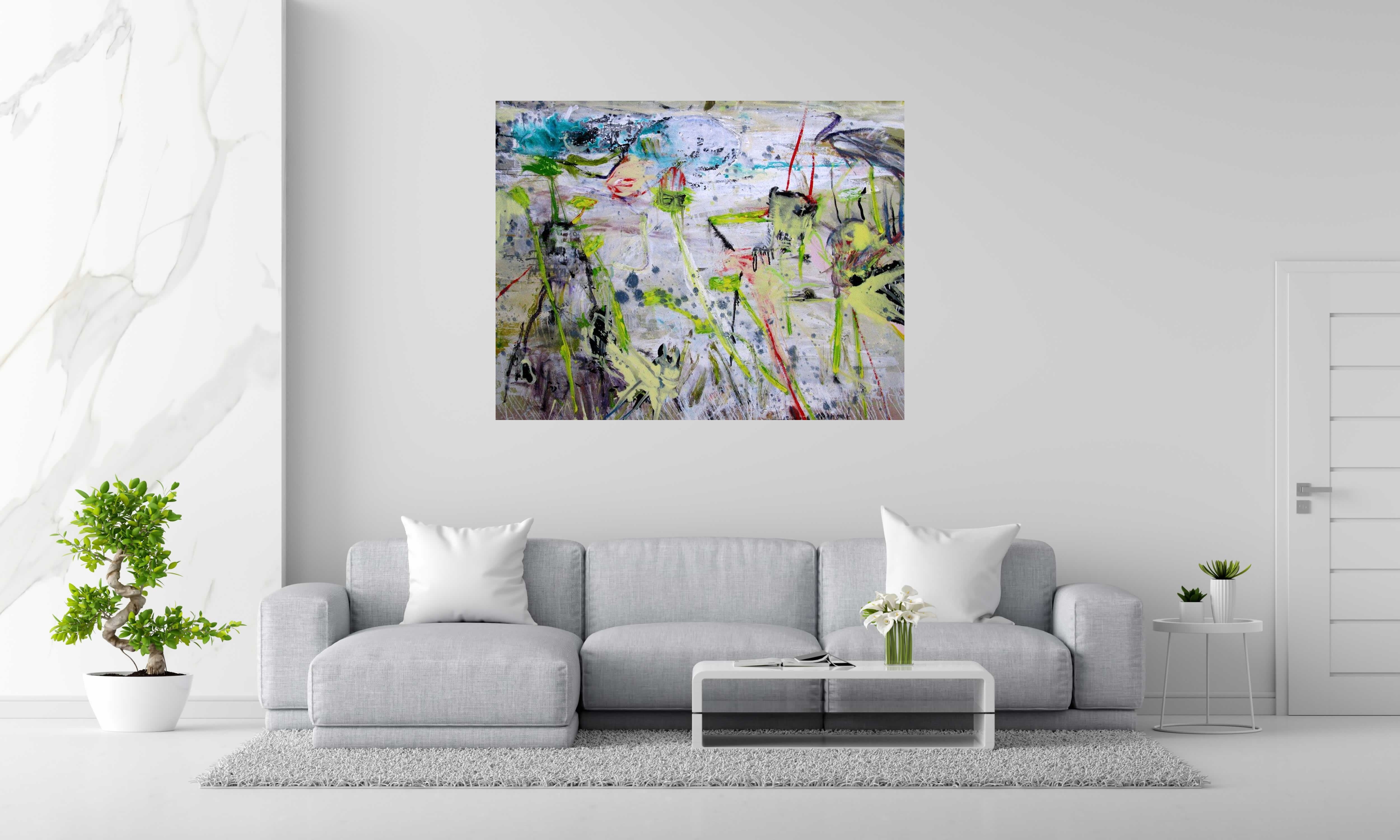 Tableau de RINGER HERVE a pour titre  SANS TITRE style abstrait dim : RINGER HERVEprix:1500