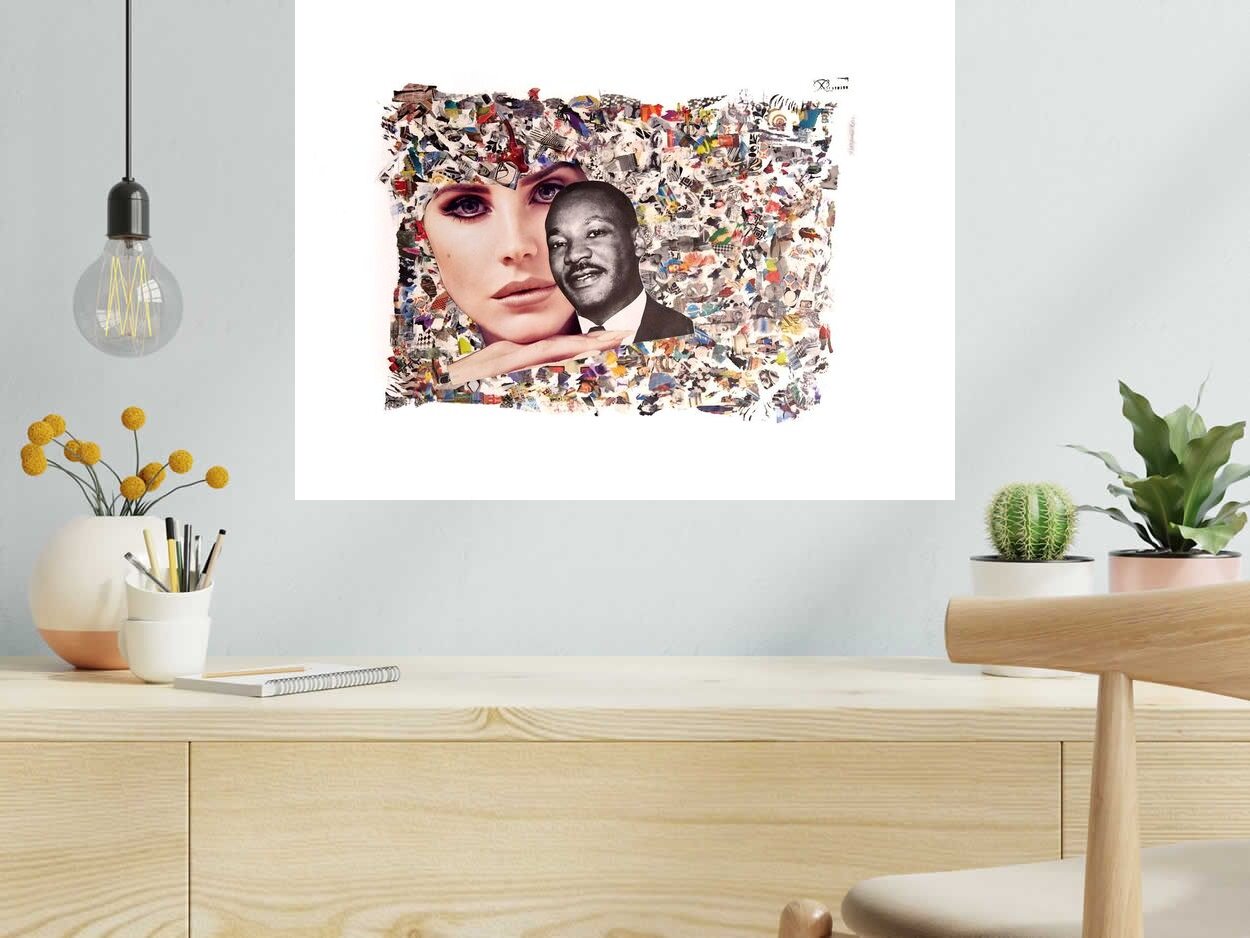 Editions d'art de FLOREPEA a pour titre  Lana King style graphique dim : FLOREPEAprix:350