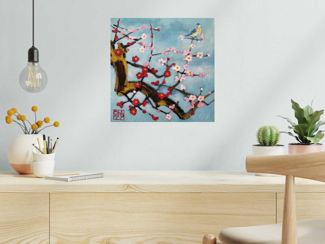 Tableau de JEONG MIN LEE a pour titre  Vers le ciel style figuratif dim : JEONG MIN LEEprix:220