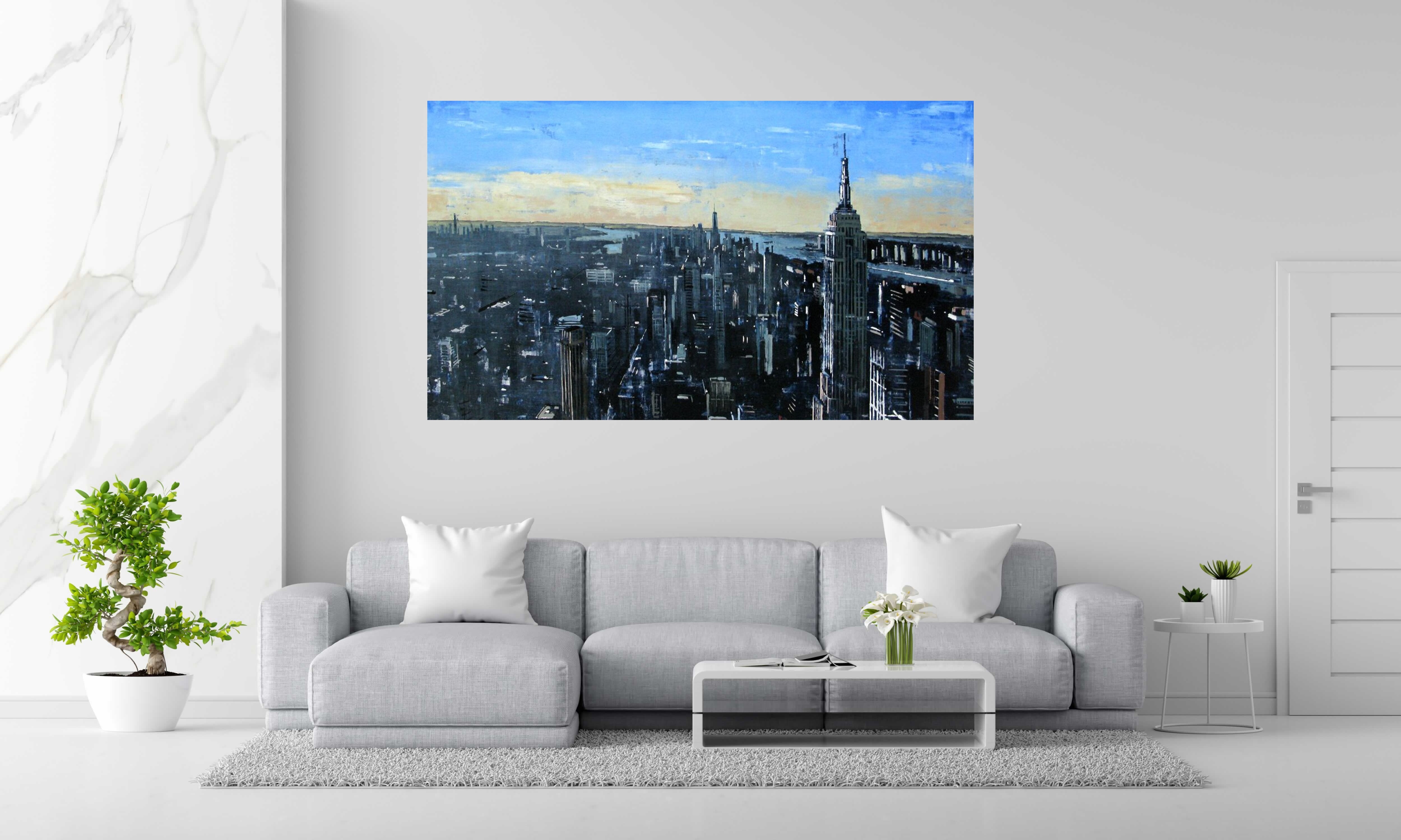 Tableau de ADRIEN FAVEAU a pour titre  Empire State View style figuratif dim : ADRIEN FAVEAUprix:6000