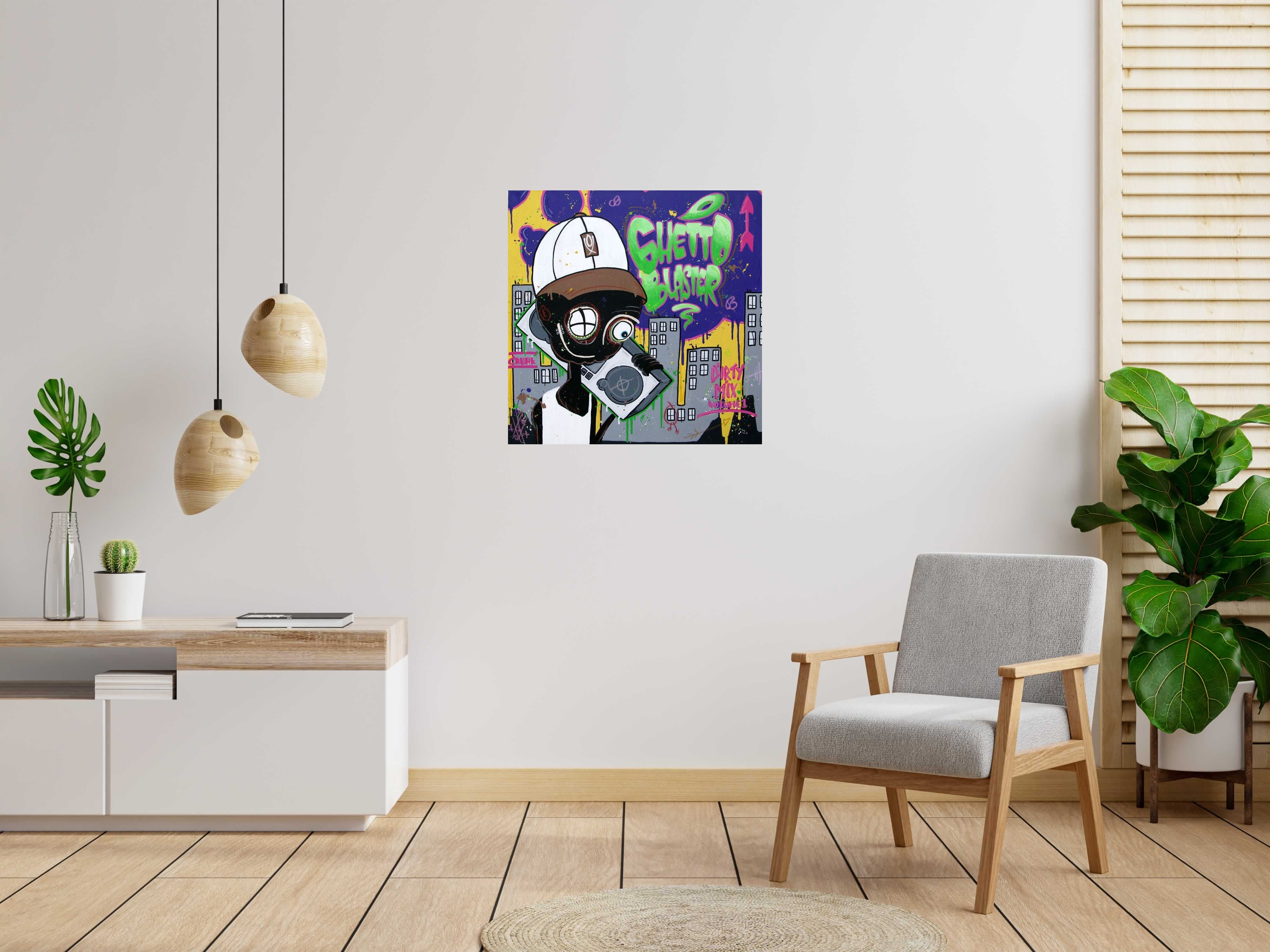Tableau de DIDIER GOMEZ a pour titre  Dirty mix style street pop art dim : DIDIER GOMEZprix:550