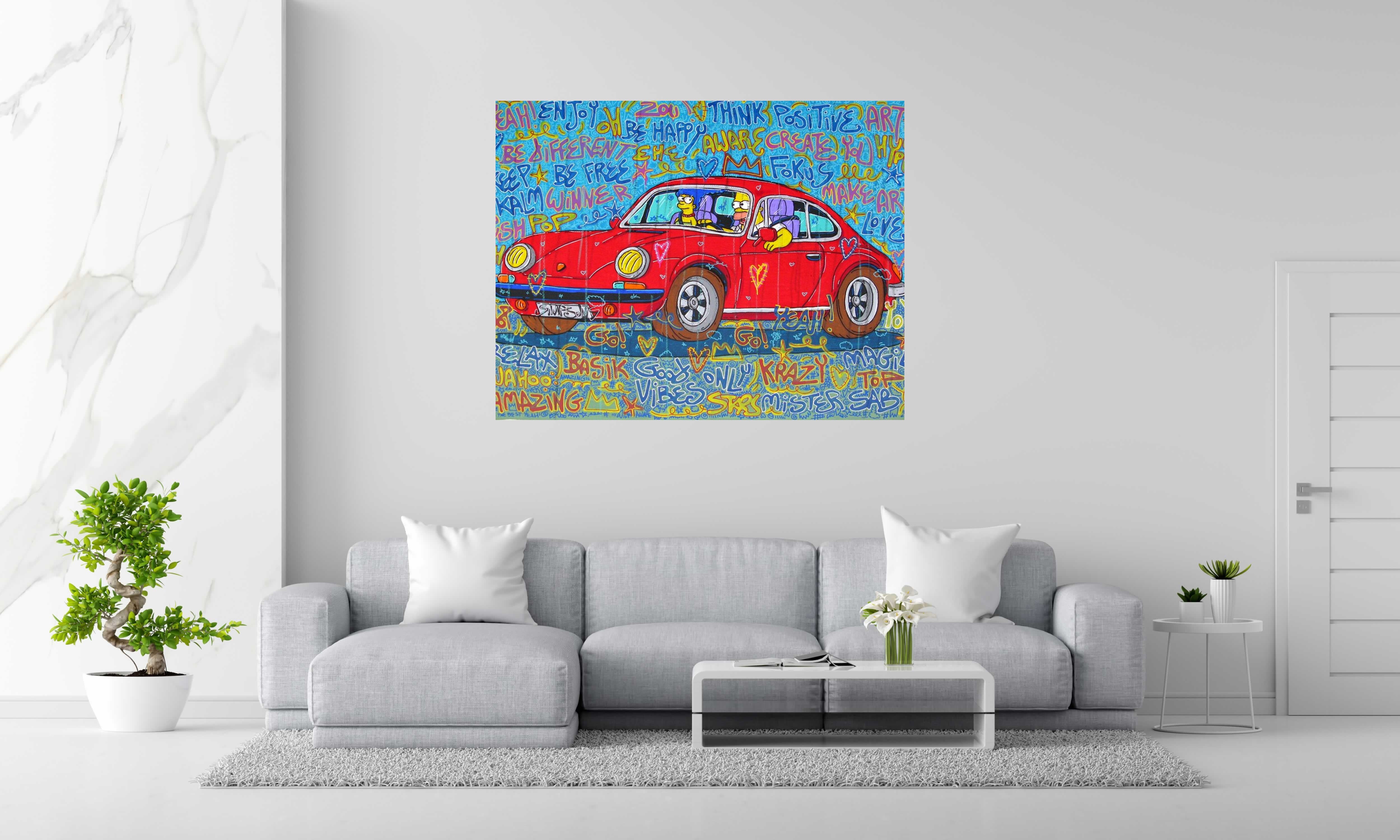 Tableau de RICO SAB a pour titre  Yeah enjoy style street pop art, street art dim : RICO SABprix:1650