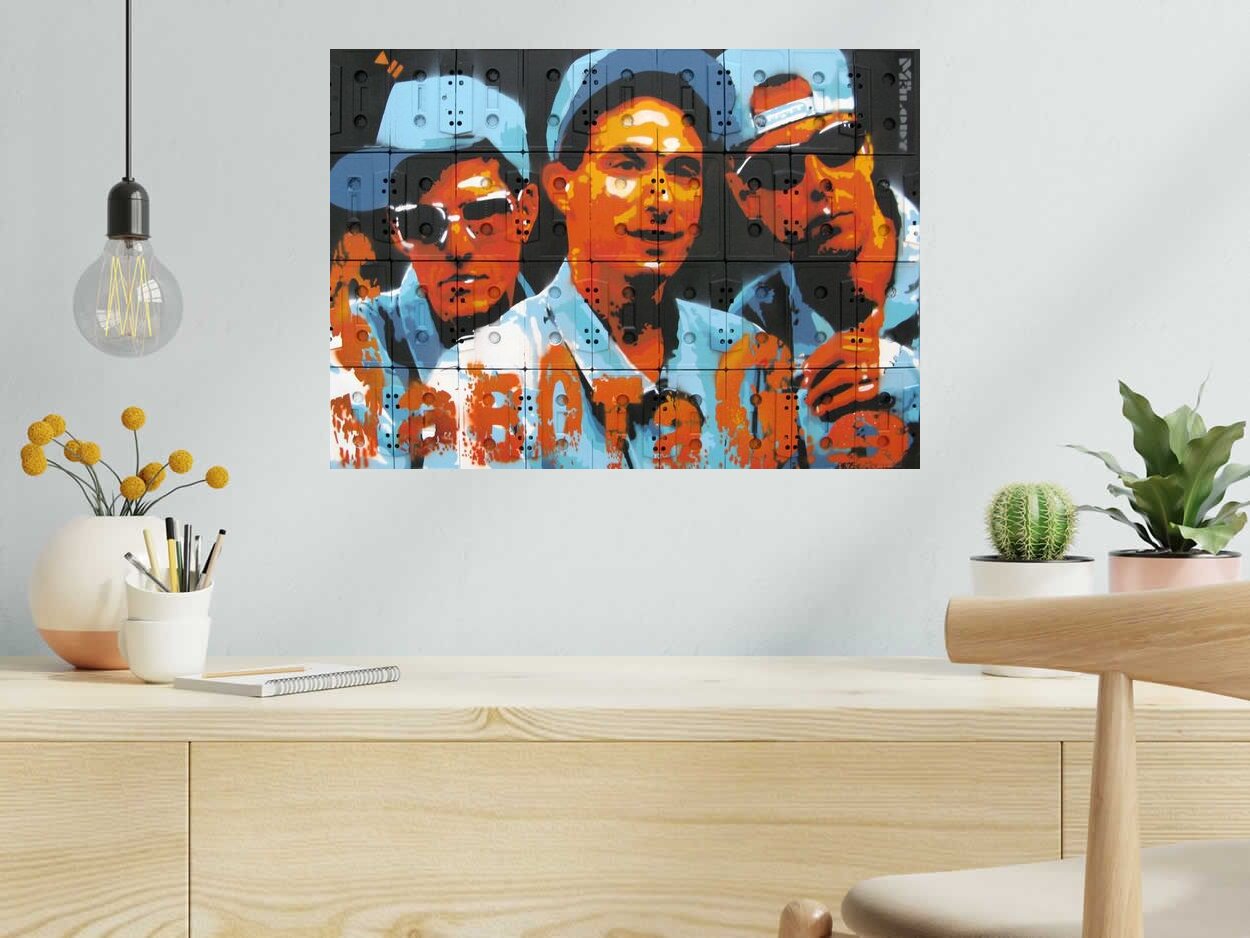 Tableau de MR MELODY a pour titre  B.BOYS style street pop art, street art dim : MR MELODYprix:550