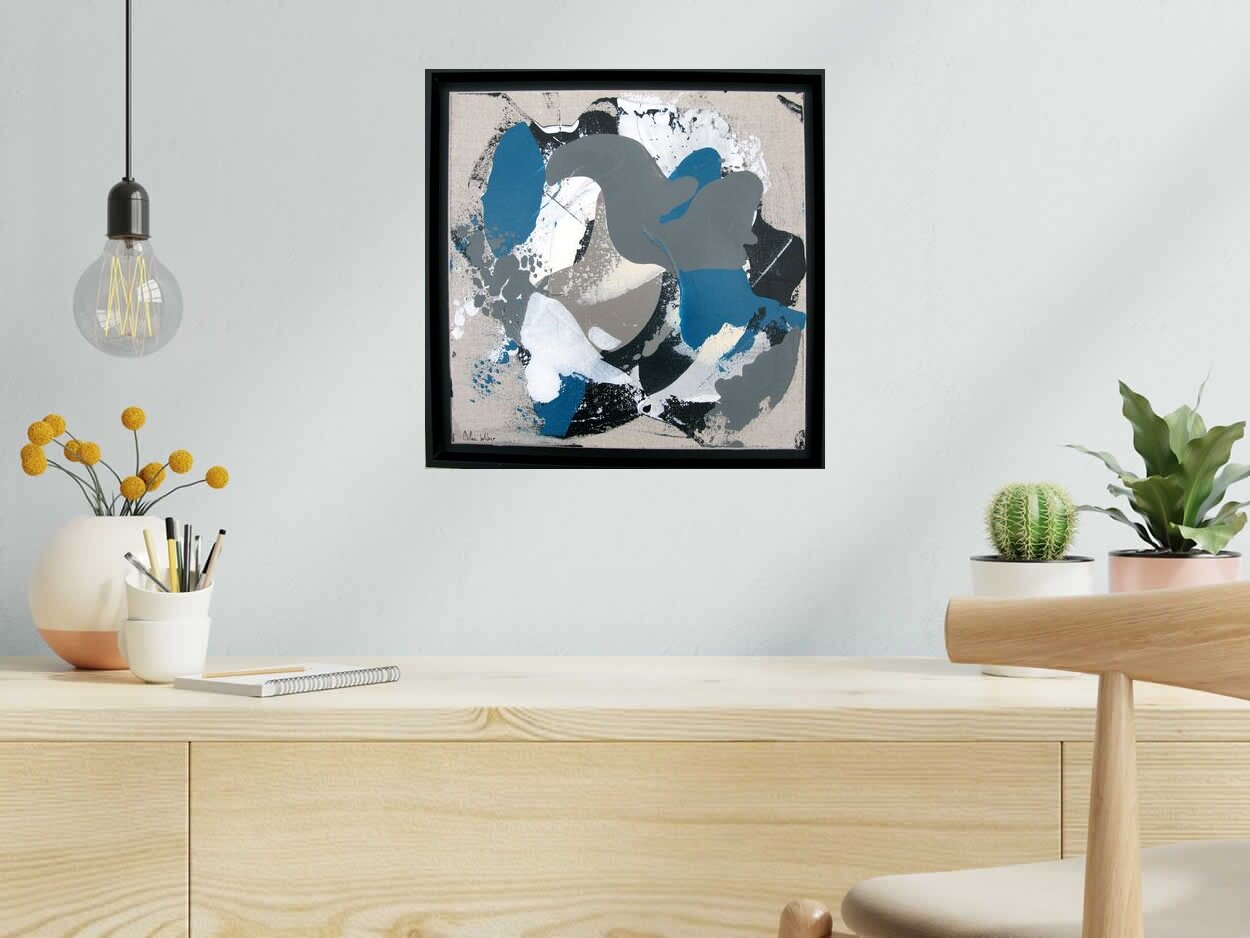 Tableau de CELINE WEBER a pour titre  Dunes 3 style abstrait dim : CELINE WEBERprix:290