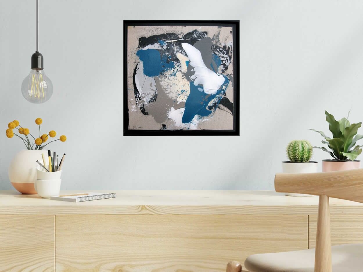 Tableau de CELINE WEBER a pour titre  Dunes 2 style abstrait dim : CELINE WEBERprix:290