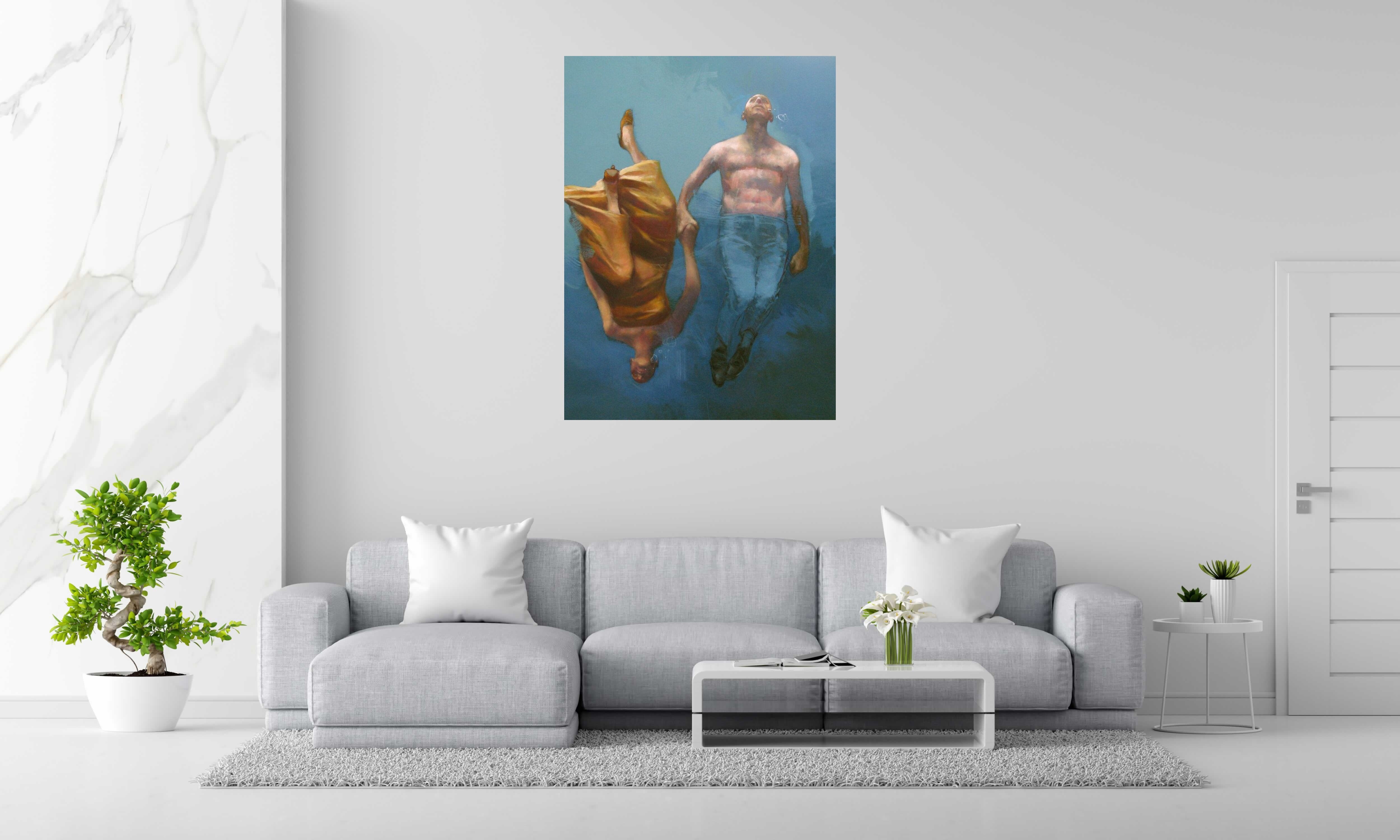 Tableau de MASSEBEUF Olivier a pour titre  DEPTHS style figuratif dim : MASSEBEUF Olivierprix:1500