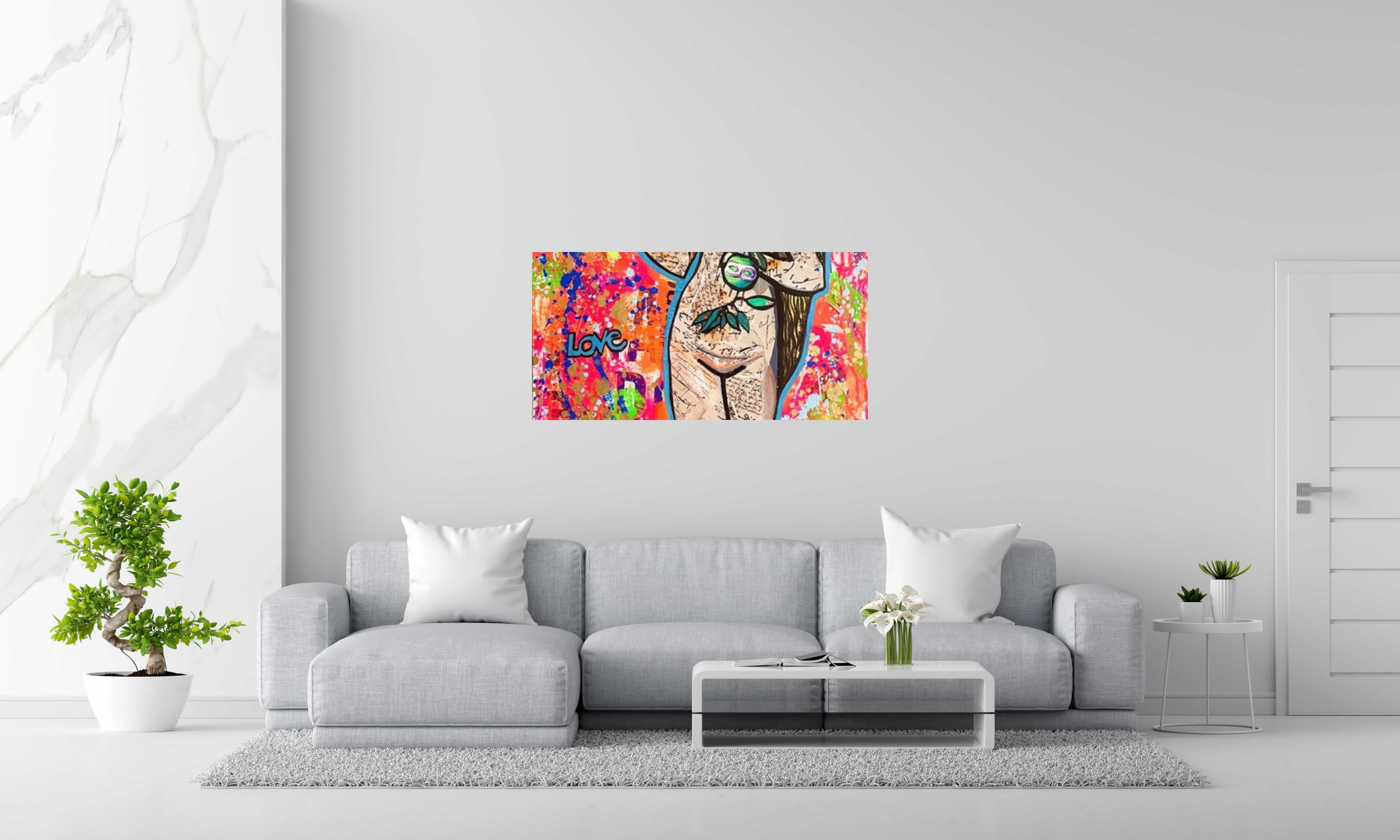 Tableau de SARA CHELOU a pour titre  The origin of Art style street pop art, street art dim : SARA CHELOUprix:950
