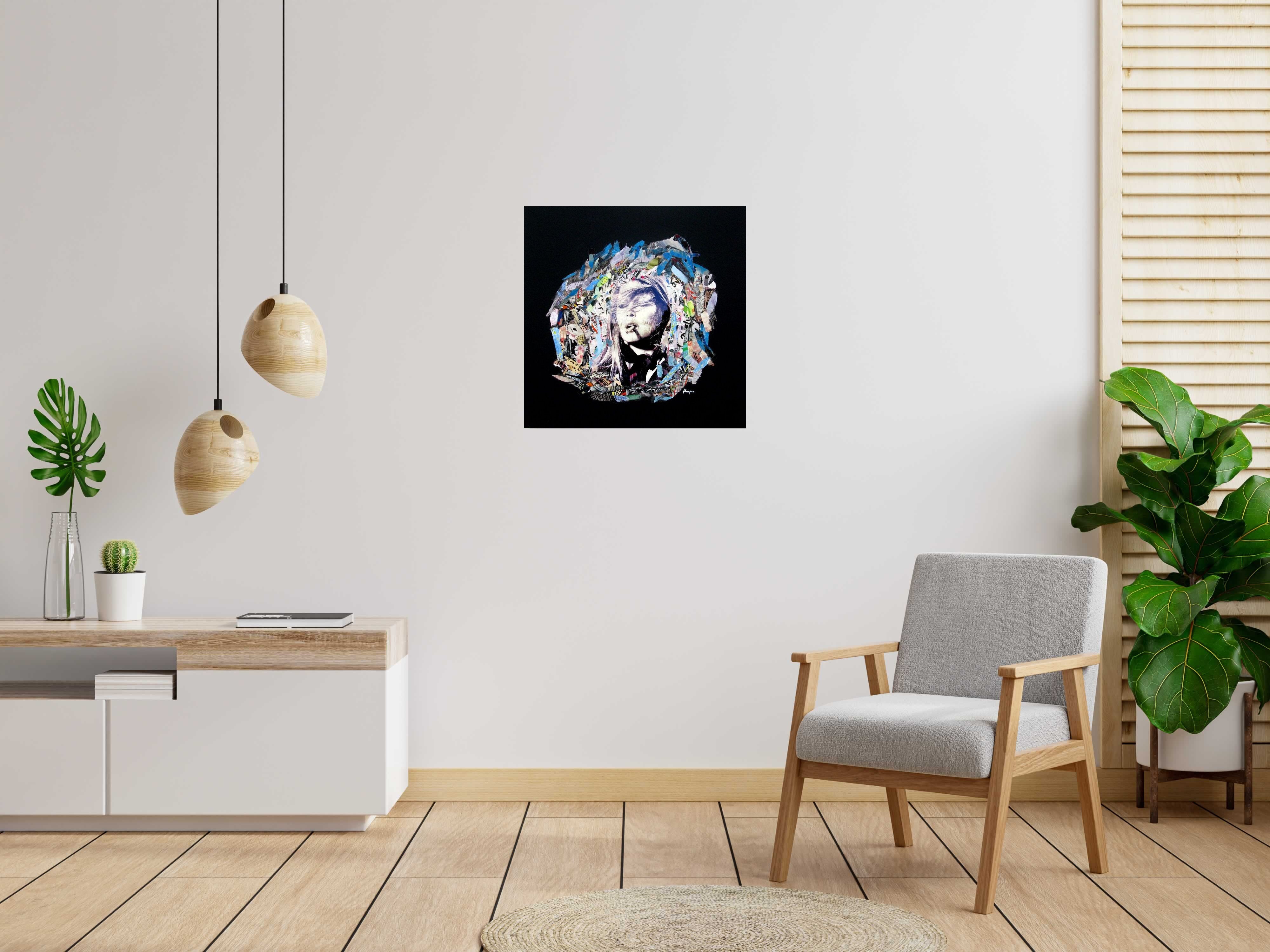 Tableau de FLOREPEA a pour titre  Queen B style graphique dim : FLOREPEAprix:450