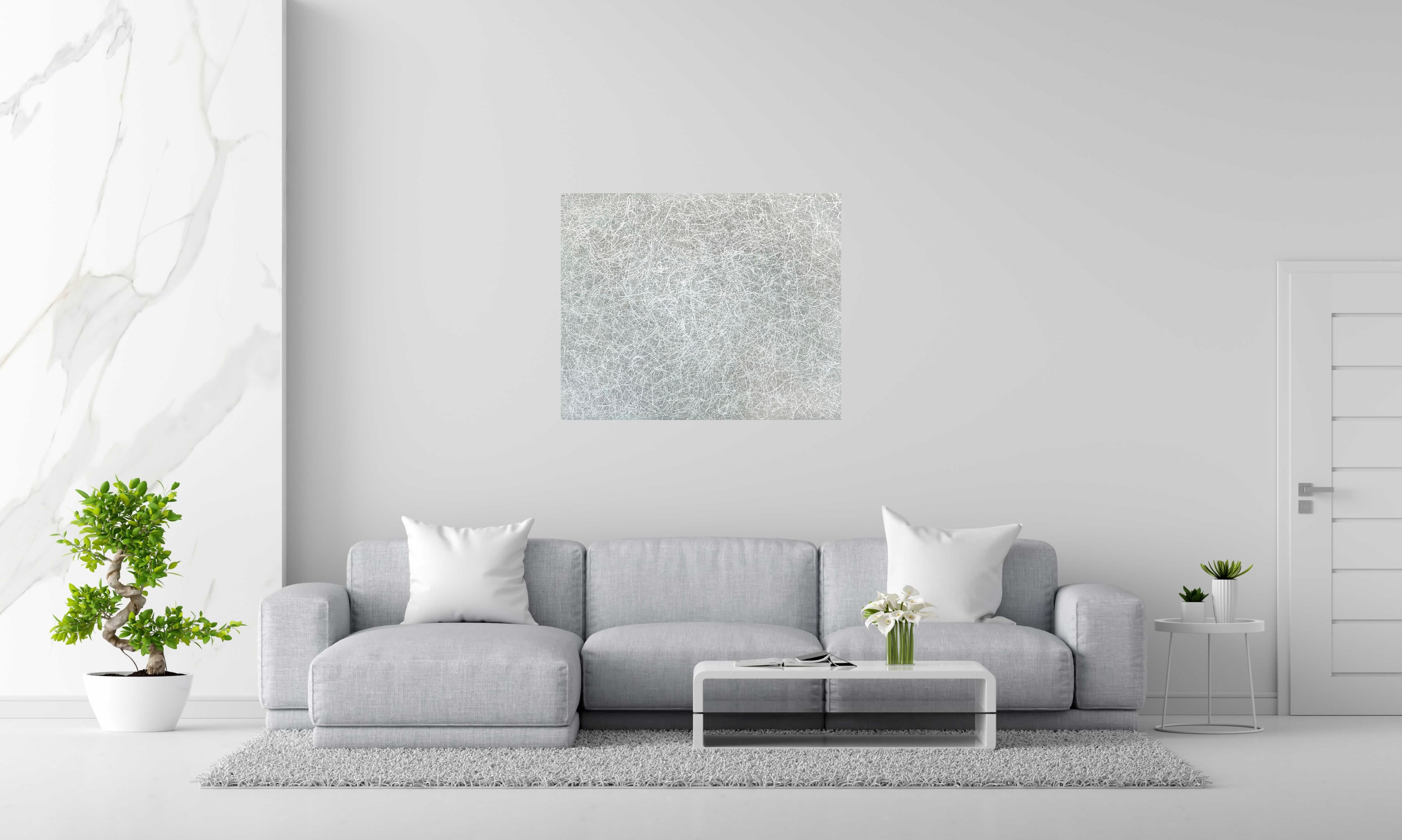 Tableau de NASH a pour titre  Blue 1 style abstrait dim : NASHprix:800