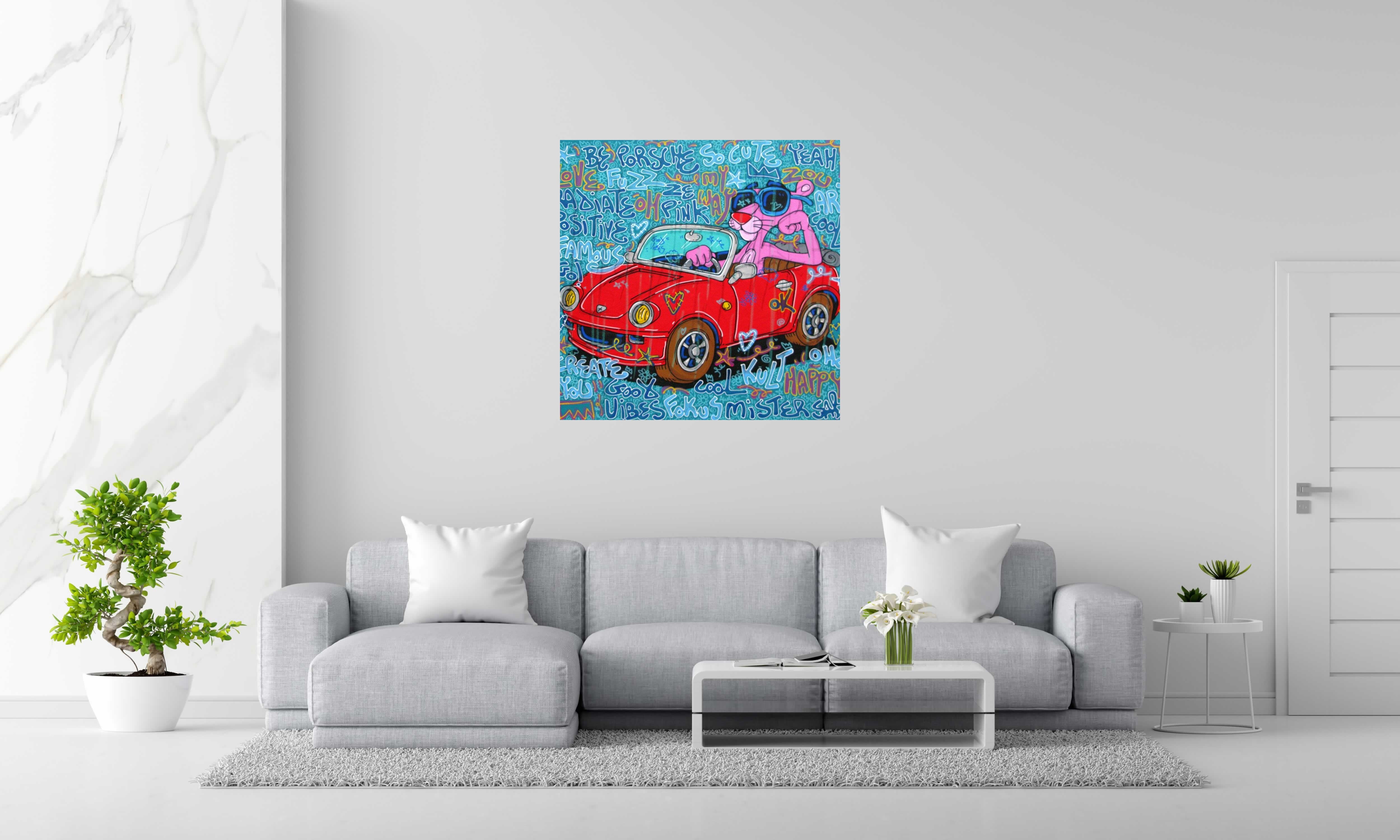 Tableau de RICO SAB a pour titre  Radiate positive style street pop art, street art dim : RICO SABprix:950
