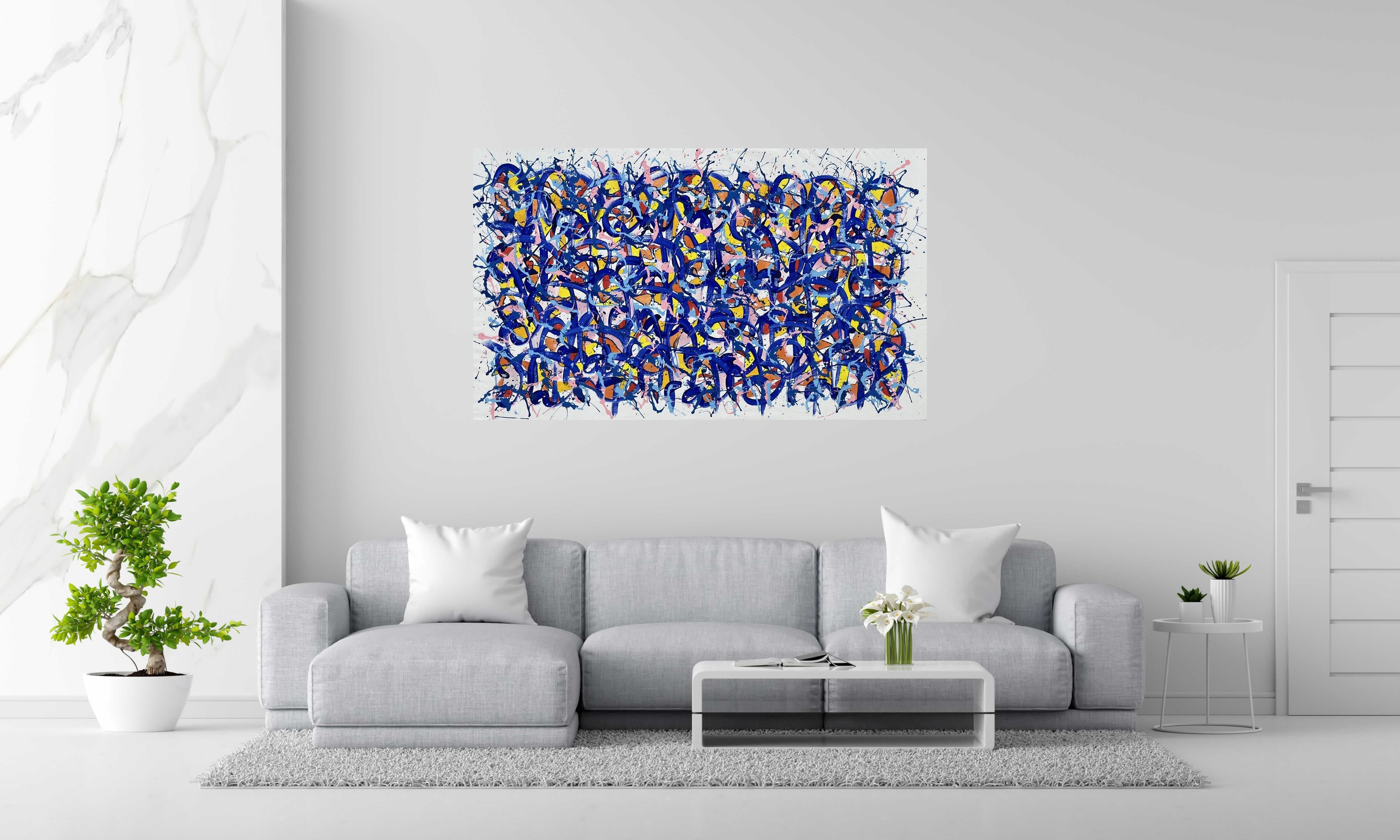 Tableau de STEPHANE RIME a pour titre  NONAME E75 style abstrait dim : STEPHANE RIMEprix:1600