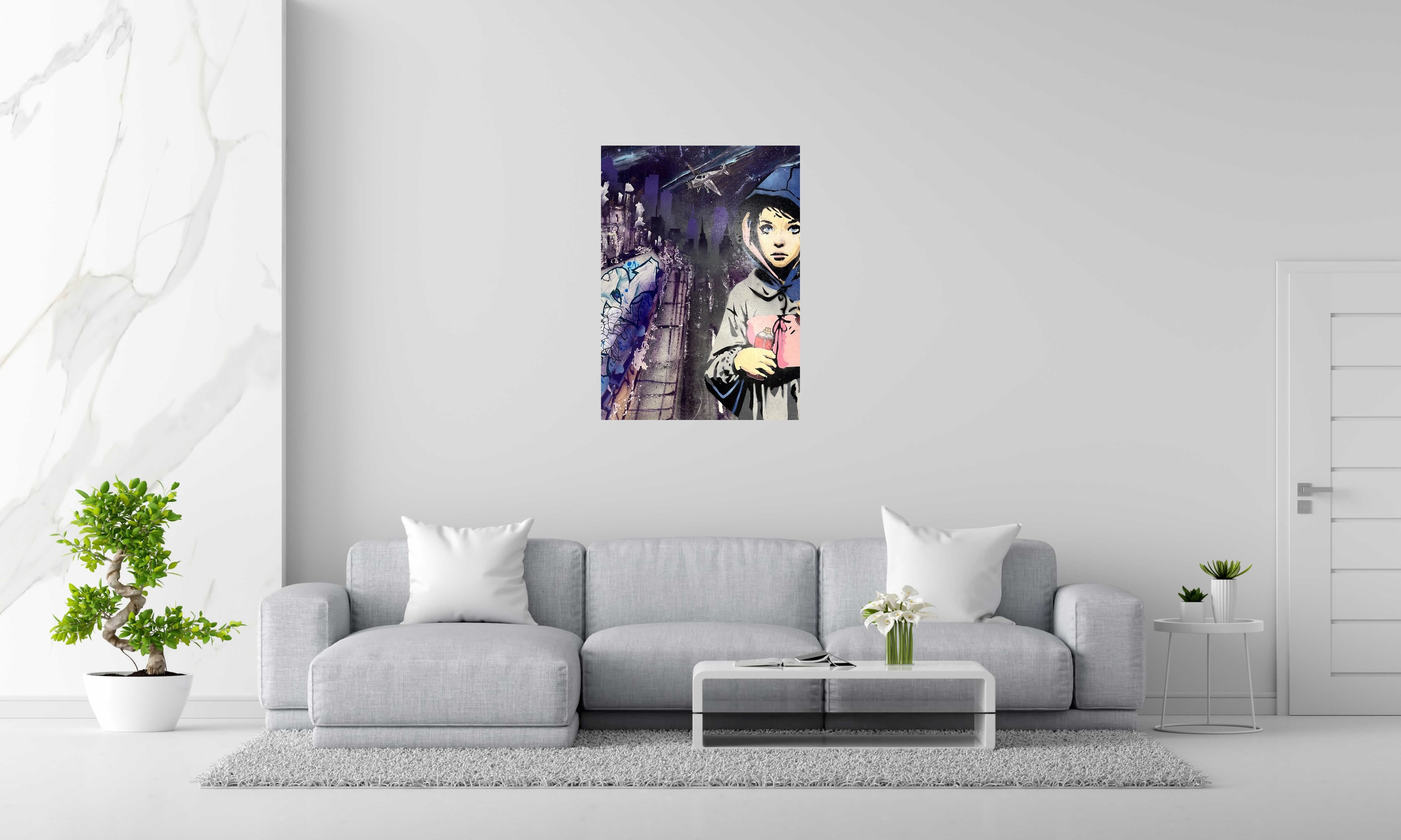 Tableau de Craig & Emer a pour titre  Passion style graffiti, street art dim : Craig & Emerprix:700