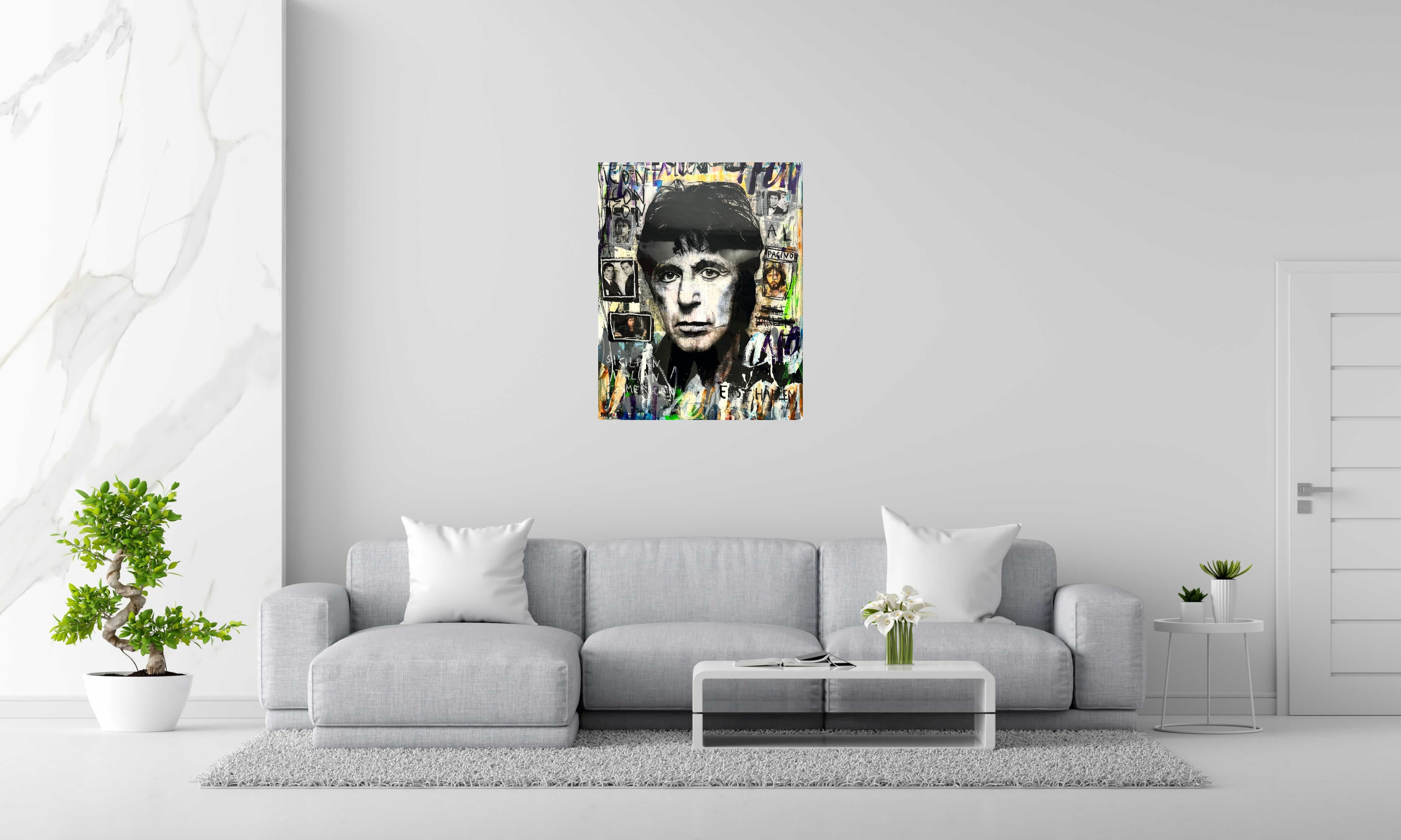 Tableau de THIERRY RASINE a pour titre  AL style street pop art dim : THIERRY RASINEprix:1200