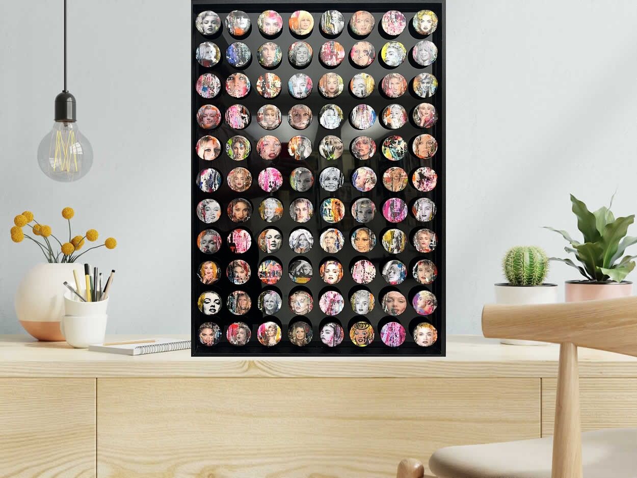 Tableau de THIERRY RASINE a pour titre  Icons style street pop art dim : THIERRY RASINEprix:1600